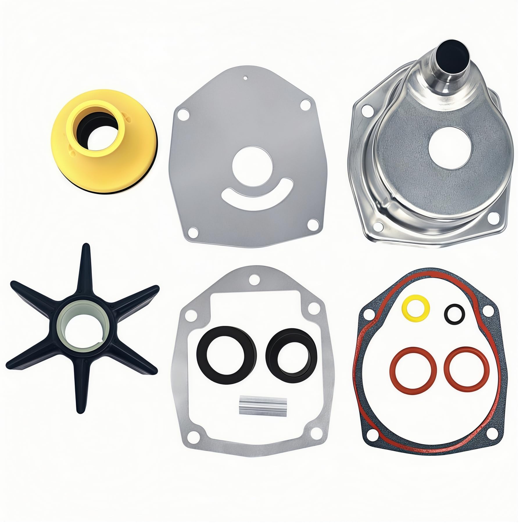 Photo 1 of UanofCn 817275A5 Water Pump Impeller Kit for MerCruiser Alpha One Gen 2 Stern Drives and for Mercury Marine 200 225 250 HP Outboard Replace 817275Q05 Sierra 18-3147