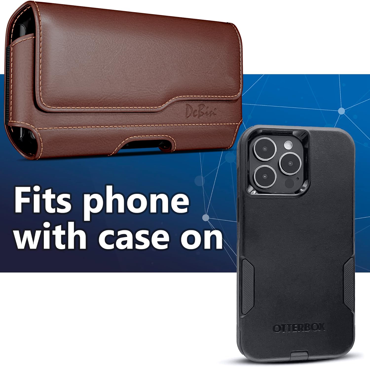 Étui Ceinture En Cuir Avec Clip Pour IPhone 6/6S/12 Mini/SE - Fermeture Magnétique, Protection Téléphone - 8