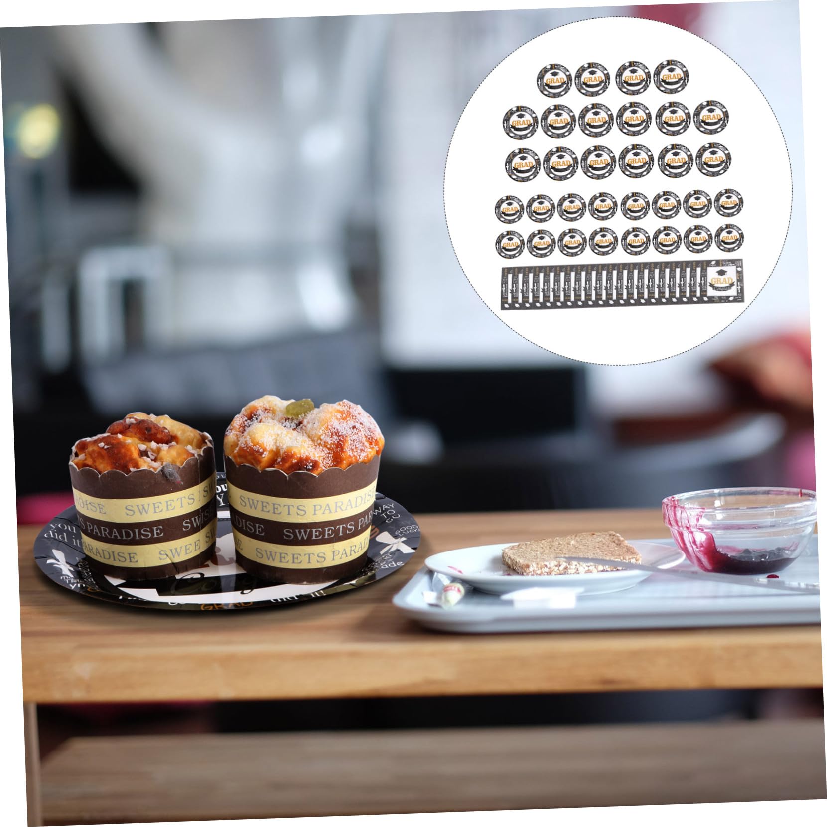 Healeved 3sätze Graduation Party Geschirrset Teiliges Papptellern Sowie Servietten Für Feierliche Anlässe Wiederverwendbar Und Für Abschlussfeiern
