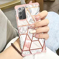 Capa protetora para Samsung Galaxy Note 20 (não para Ultra) ouro rosa para Galaxy Note 20 4G/5G, 6,7 polegadas, 2020