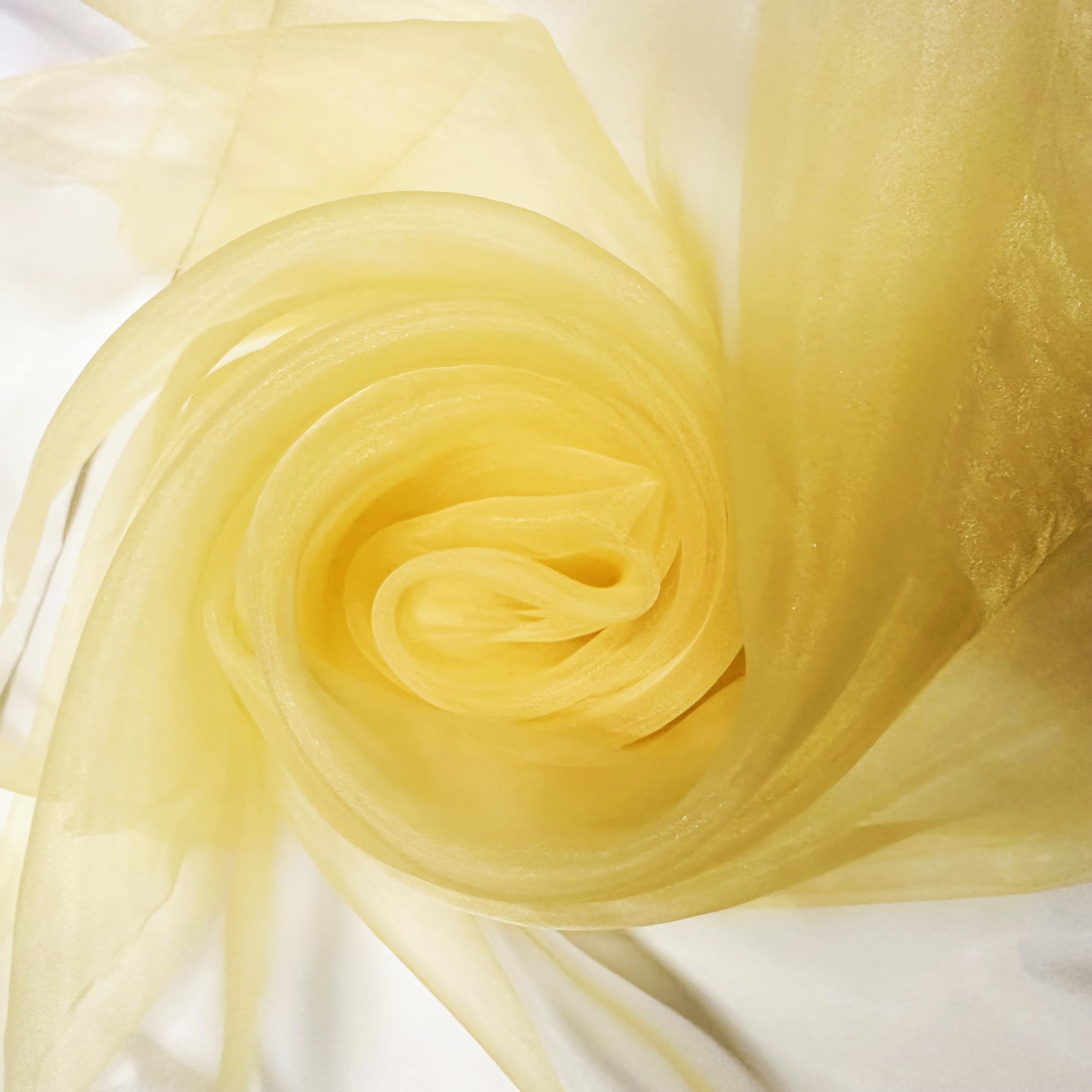 Megachest 145CM Wide Soft Organza Dress Fabric Fancy Costumes Decorations 50 Colors(Sunrise,50 Meters) โ image 1