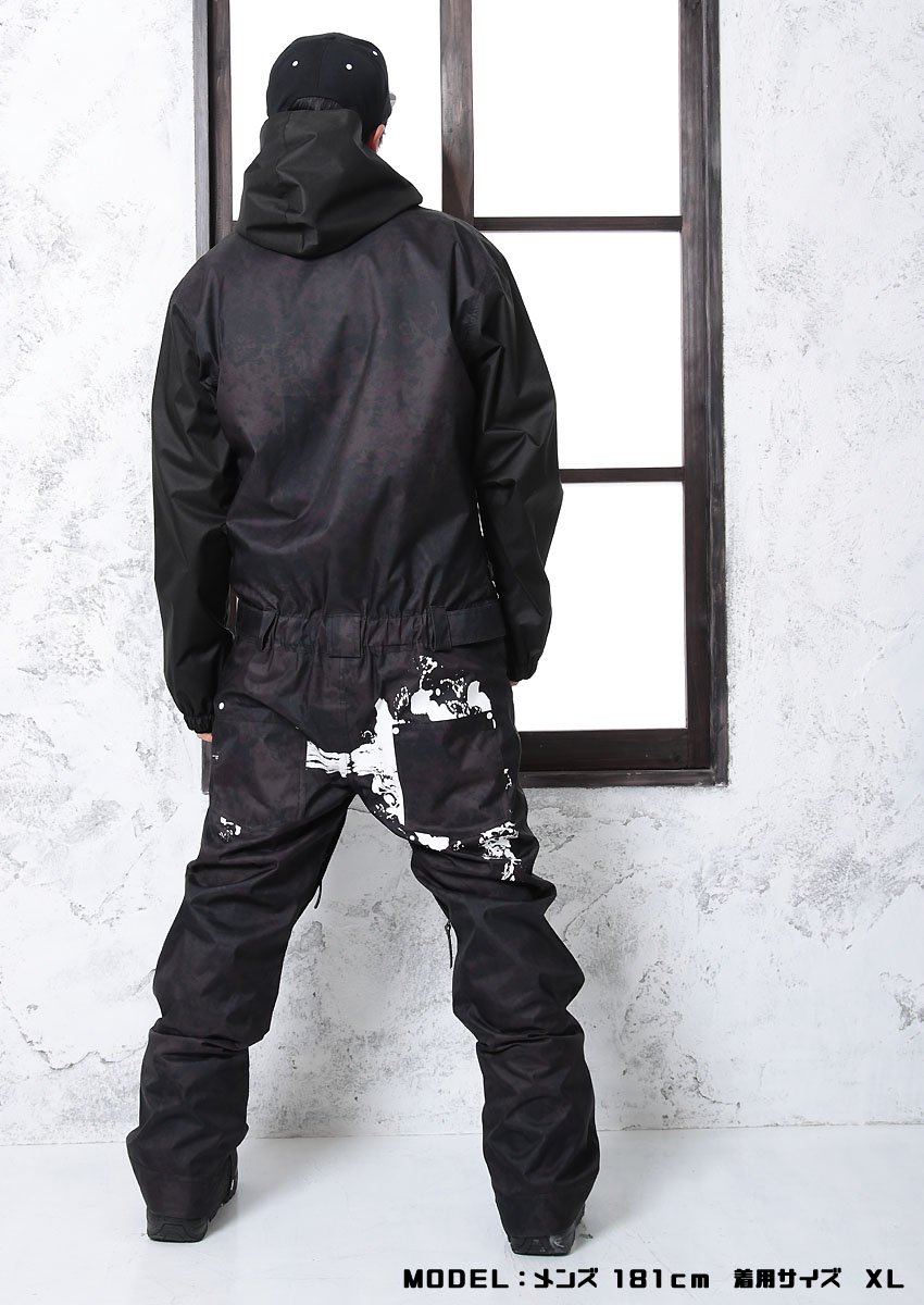 rhythm スノーボードウェア　ツナギ　黒　S Amazon | le-Rhythm（リアリズム） スノーボードウェア XSサイズ