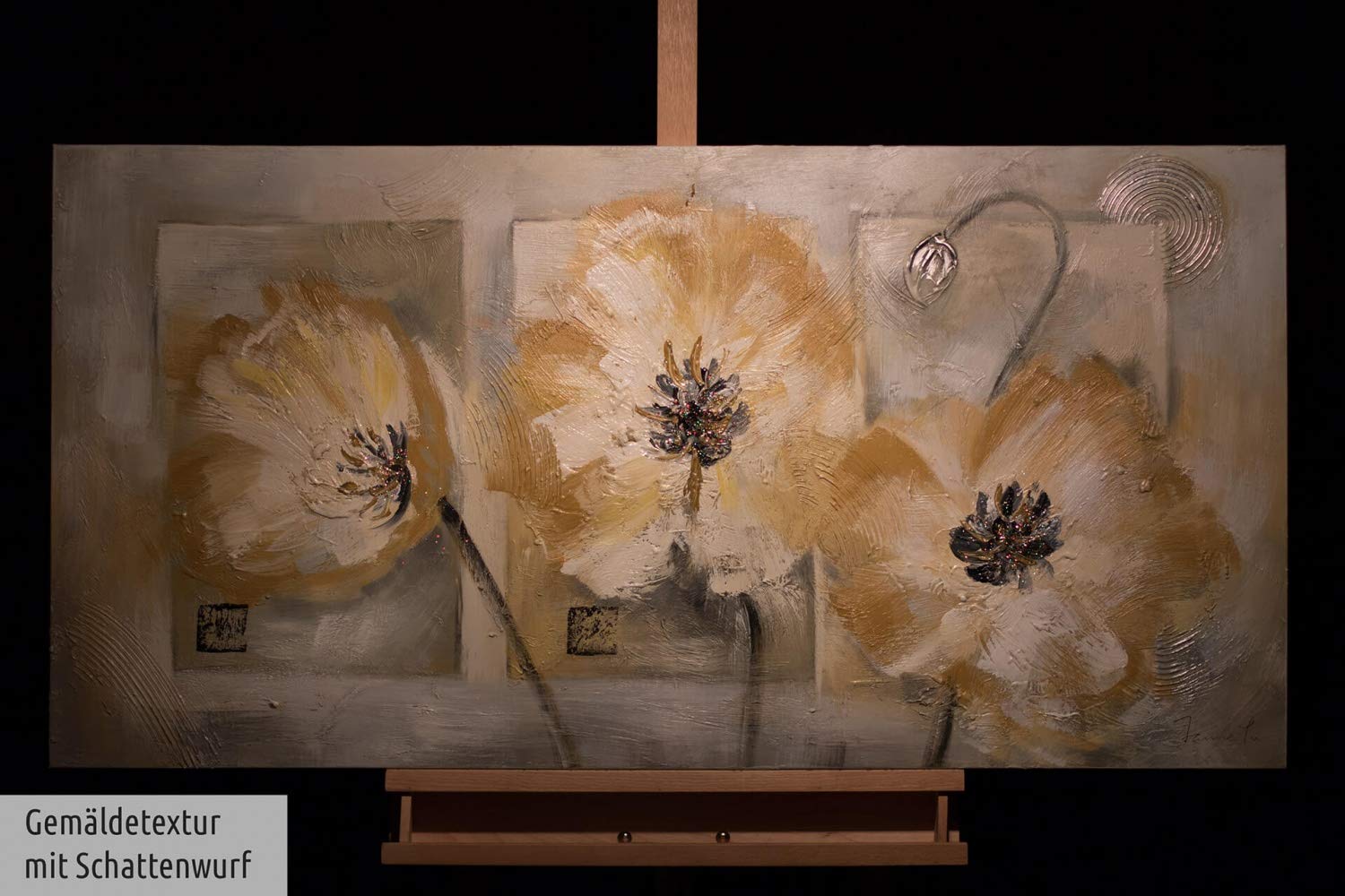 Quadro Su Tela Dipinto A Mano 'Uccelli Del Paradiso