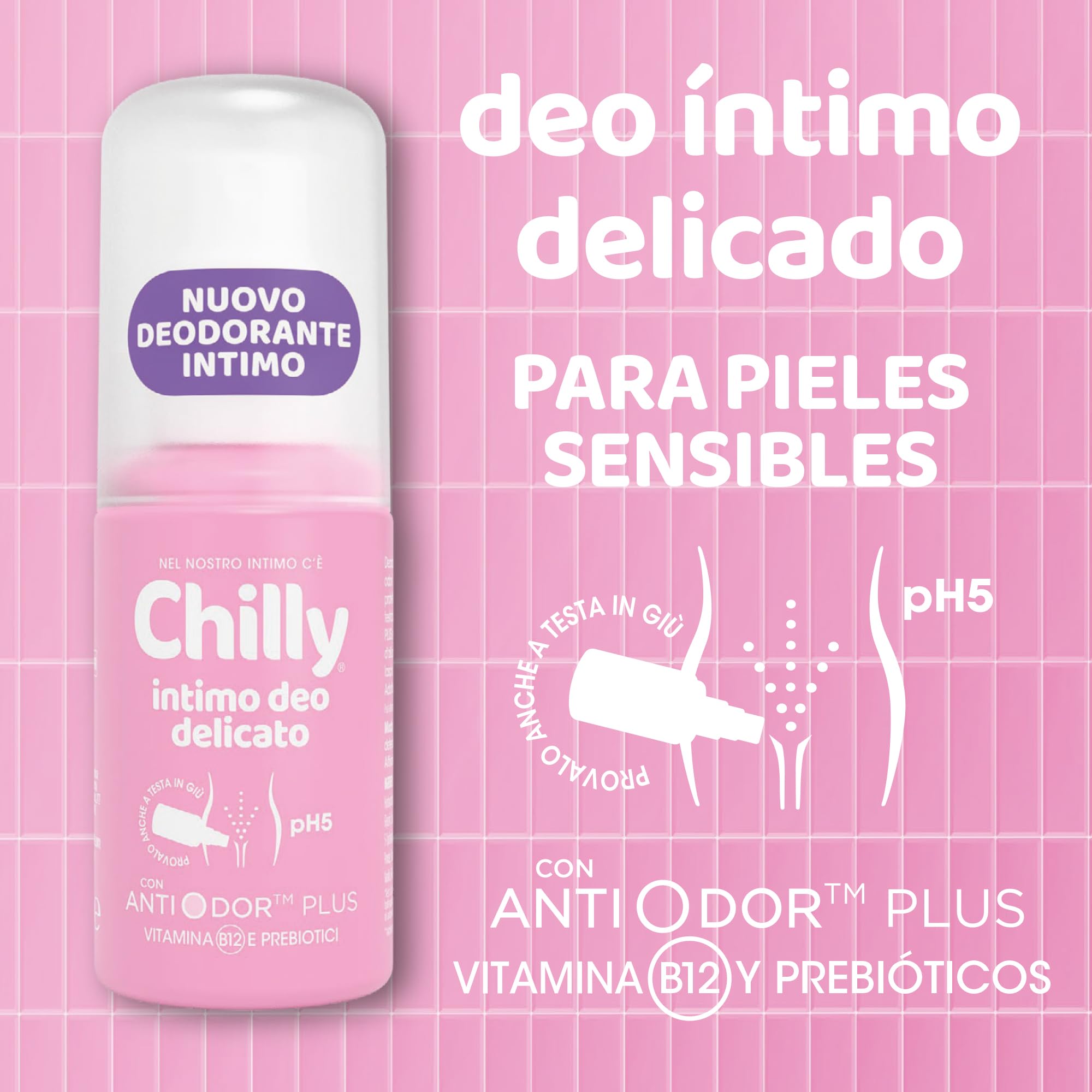 Desodorante íntimo en pulverizador Chilly delicado 50 ml — view 5