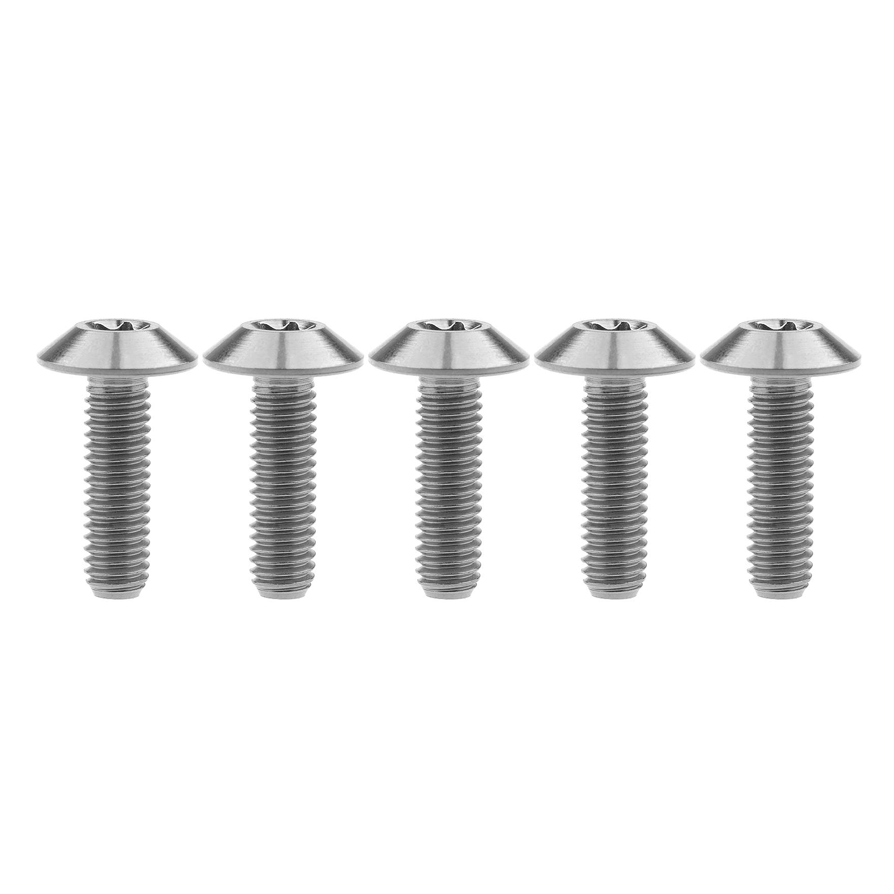 Amazon.co.jp: Ruifu Titanium Alloy Torx Bolts M6x12 15 0.8 inch