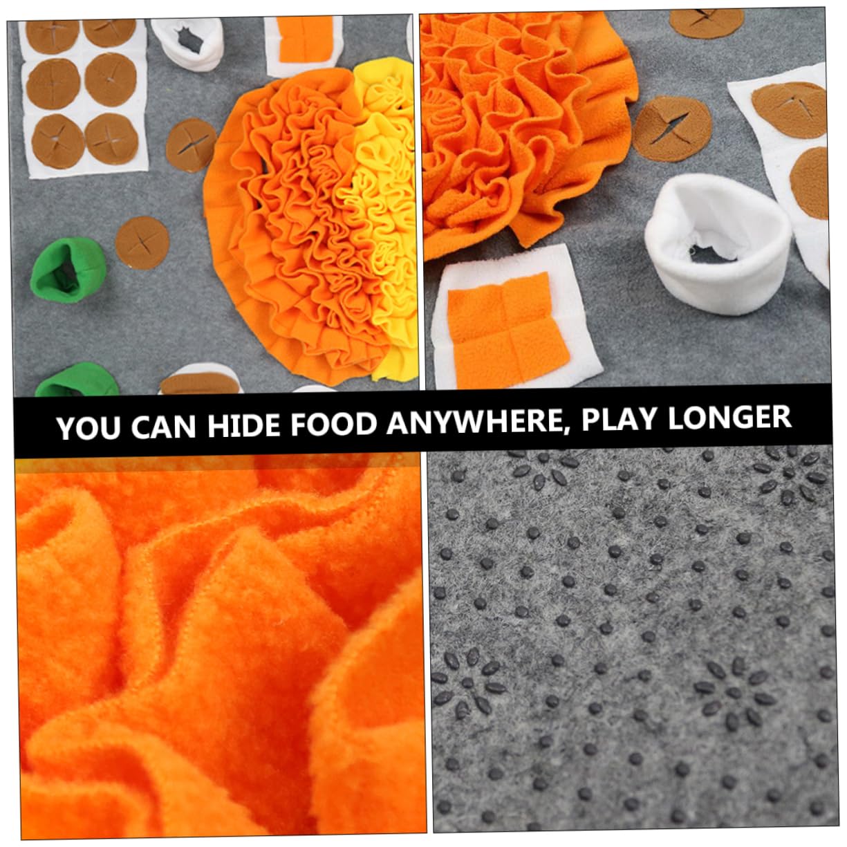 FRCOLOR Tappetino Olfattivo per Cani in Flanella Tappeto per Alimentazione Graduale Addestramento