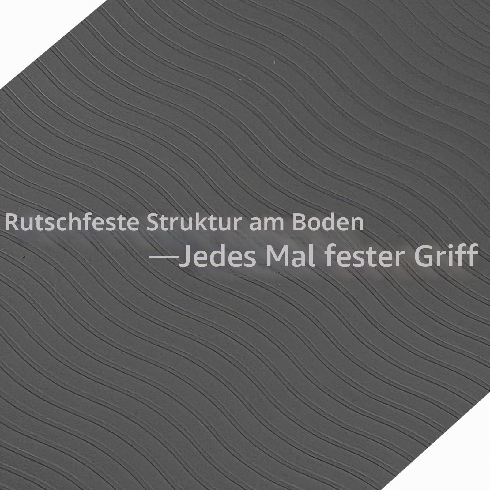 2,5 cm Extra Dicke Anti-Ermüdungsmatte (75 × 50 cm) – Komfort-Matte für Küche, Büro, Werkstatt oder vor dem Spülbecken – Ergonomisch & Gelenkschonend – Aus hochdichtem 140D PU-Schaum – Schwarz
