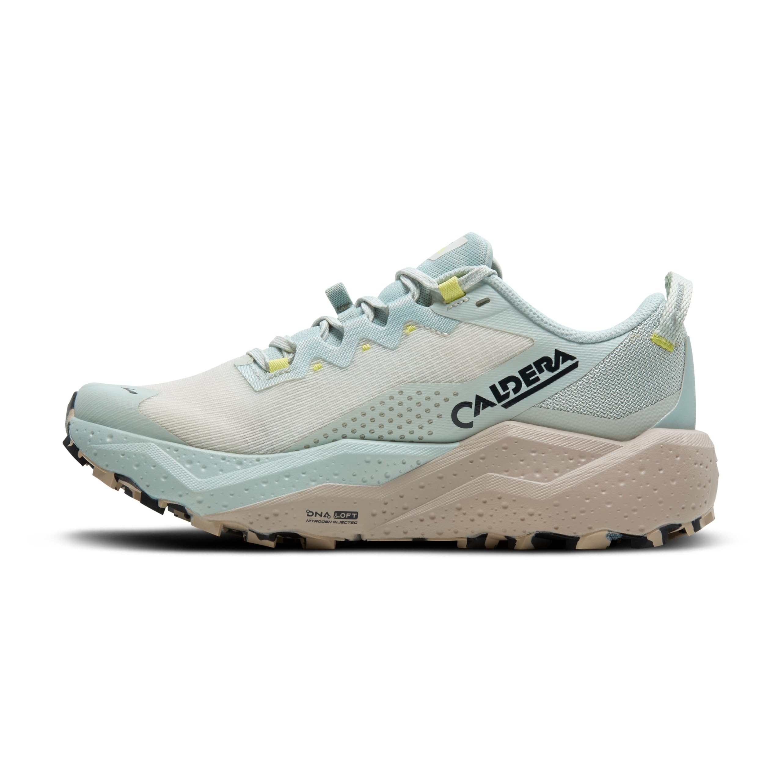 Brooks Women’s Caldera 8 Ultra Trail Running Shoe - Misty Blue/Coconut/Chateau - 7.5 Medium