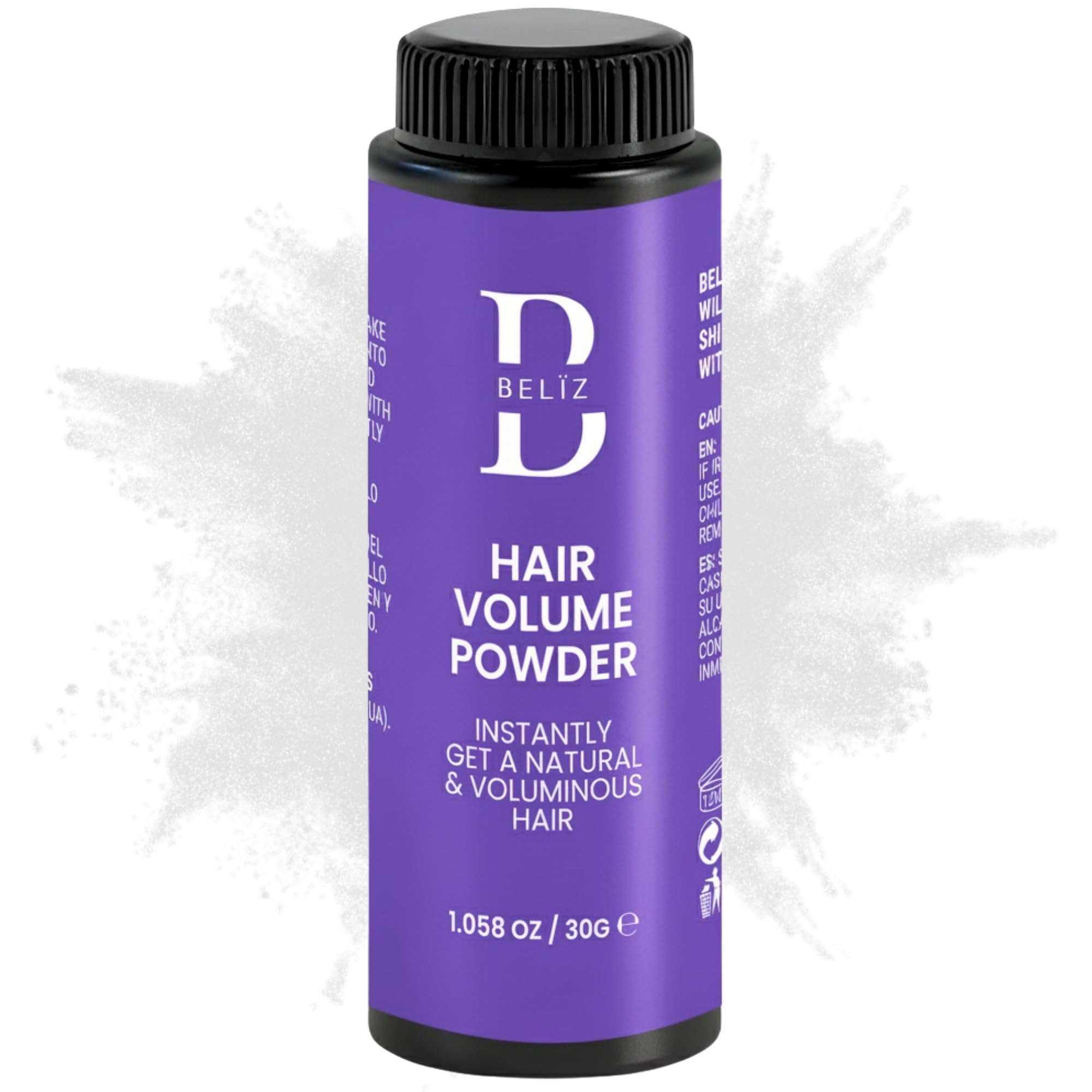 Hair Styling Powder - Volumizing Texturizing Root Lift Matte Finish Oil Absorbing Non Greasy Non Sticky No Residue