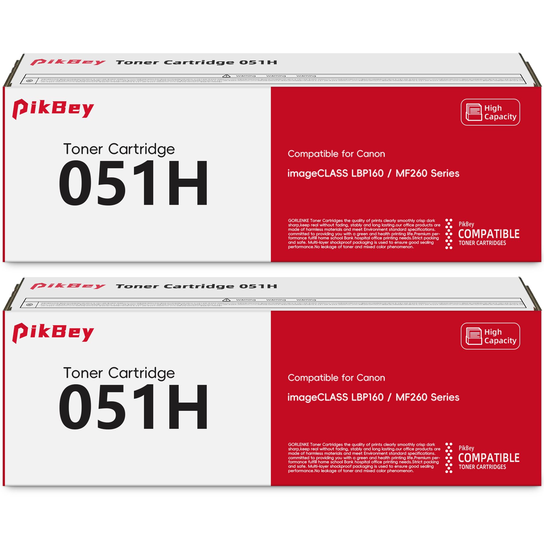 Amazon.co.jp: 大容量051Hブラックトナーカートリッジ (2個パック