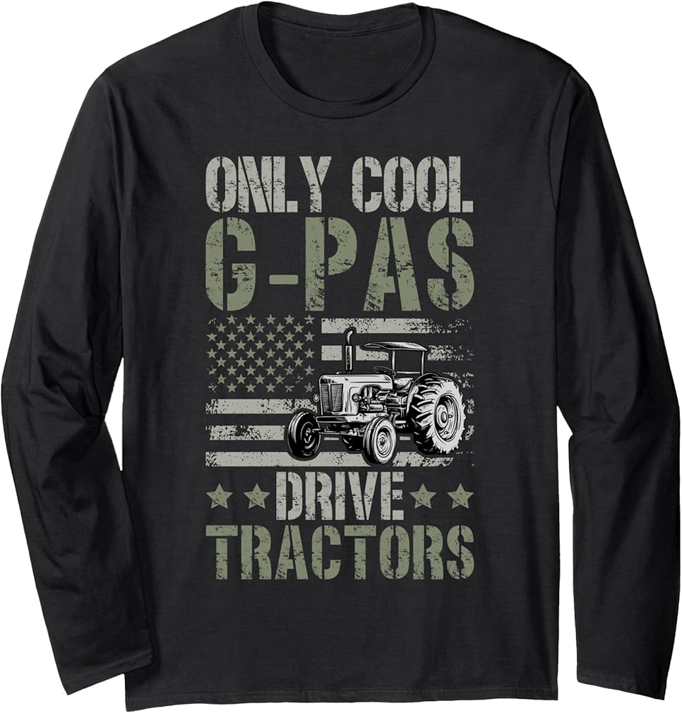 Tractor G-Pa Proud Tractors G-Pa Tractor Lover G-Pa Long Sleeve T-Shirt