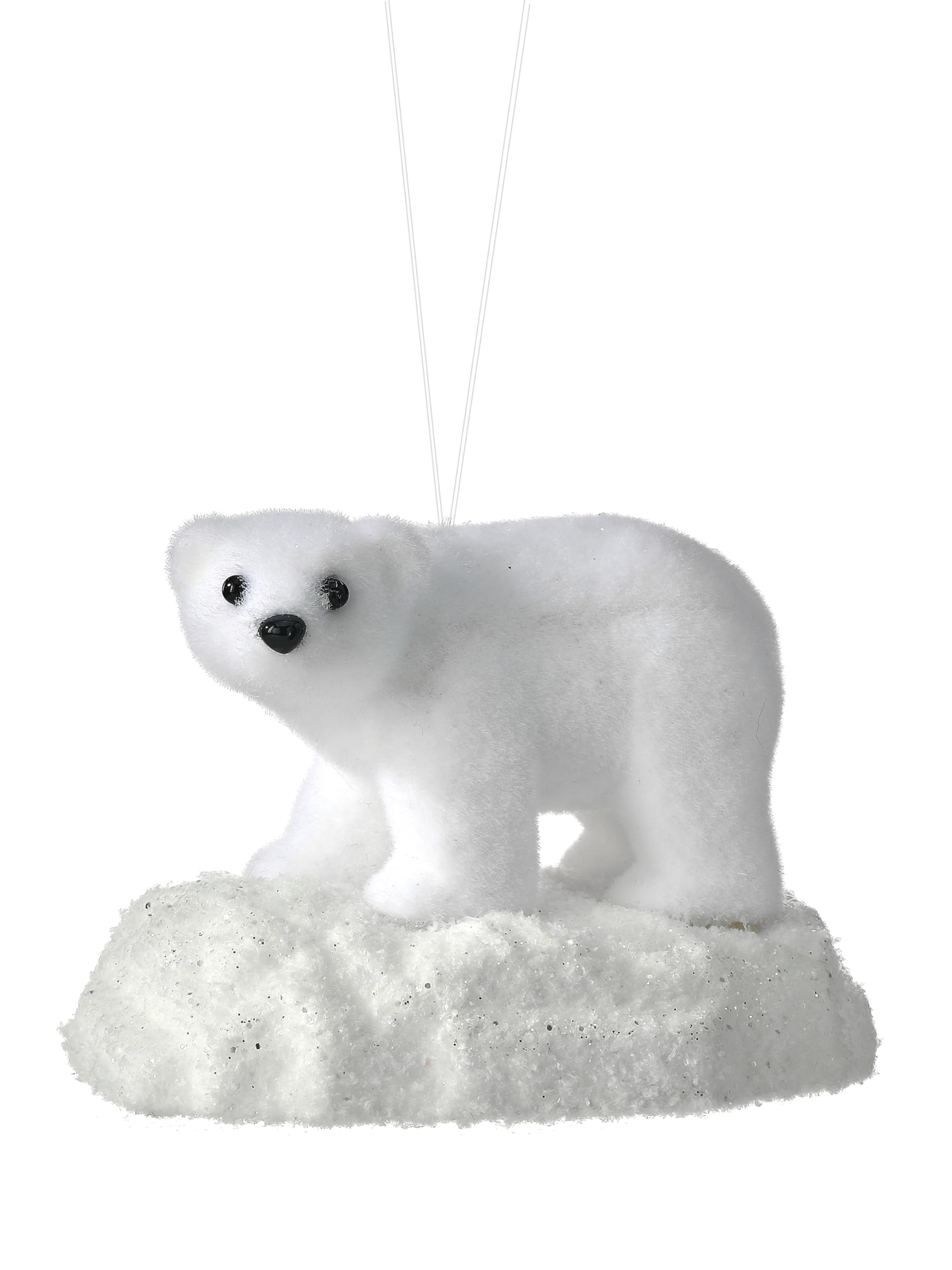 Ours polaire sur la banquise pour creer un decor de table de Noel magique