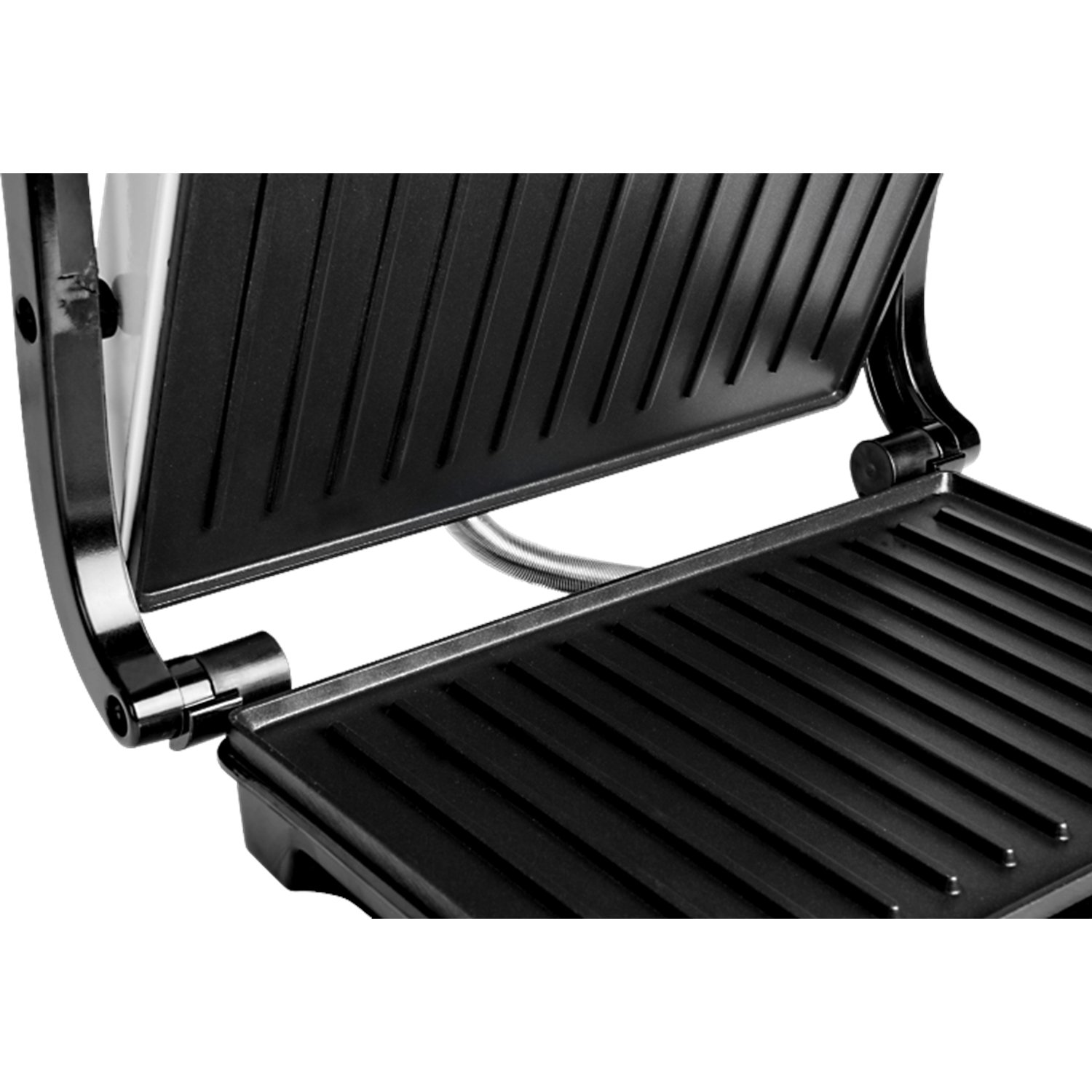 ECG S 1070 Panini Maker/Mini Grill, stal stopowa, biały