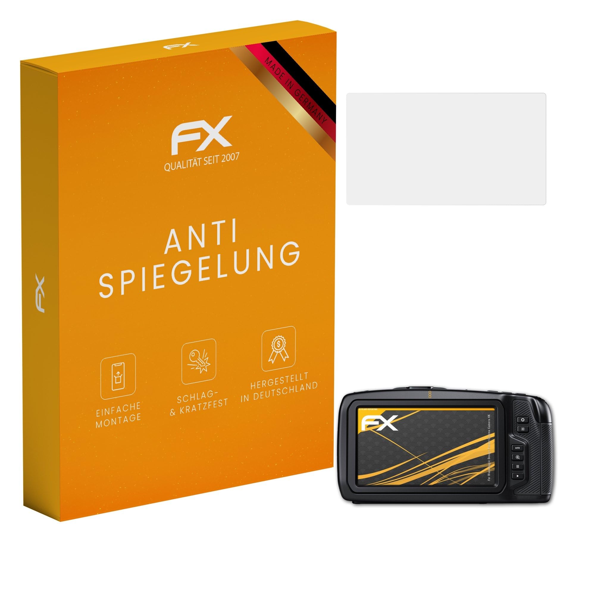 Protecteur Écran AtFoliX Antireflet Pour Blackmagic Design Video Assist 4K 7 Inch