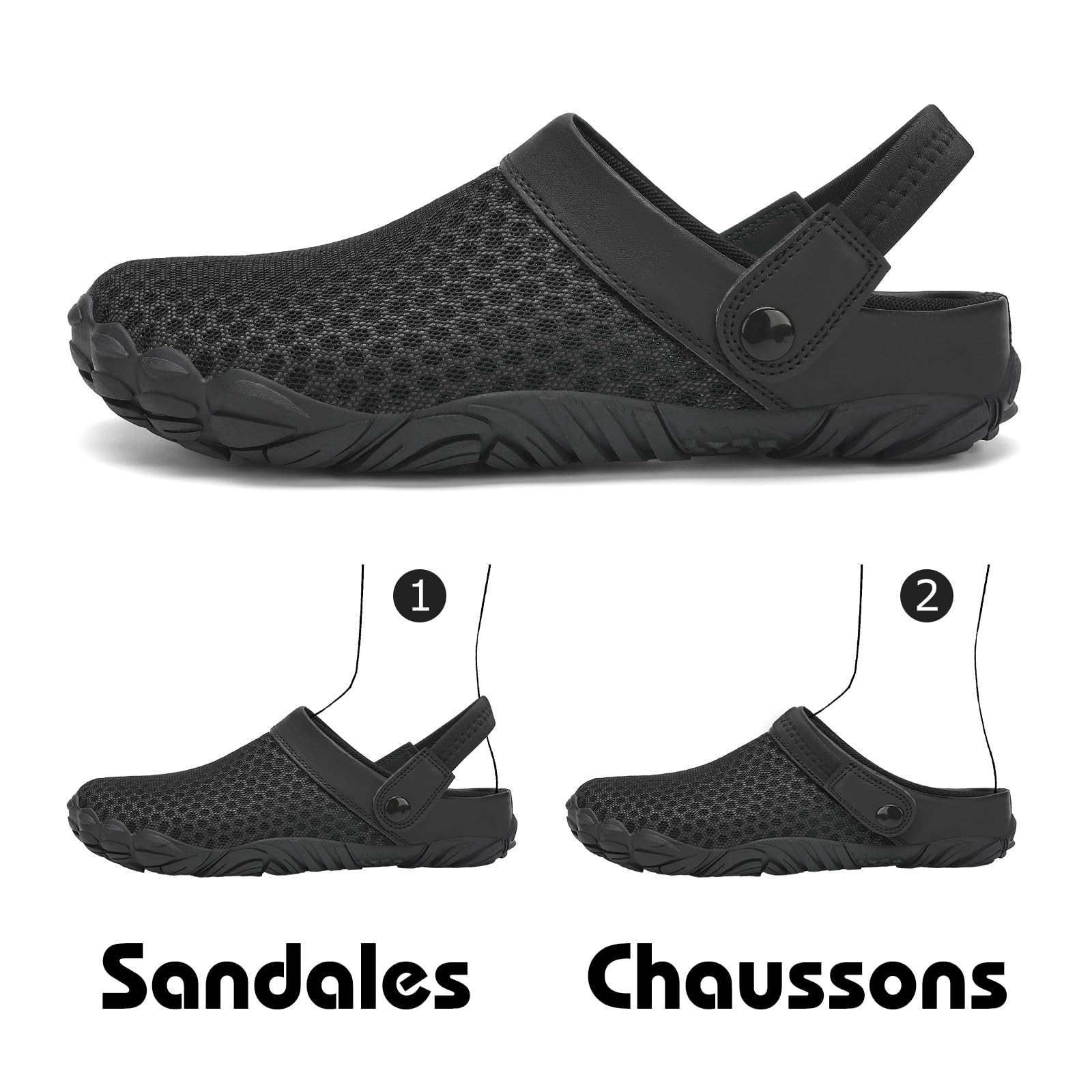 Mishansha été Mules et Sabots Homme Chaussure de Jardin
