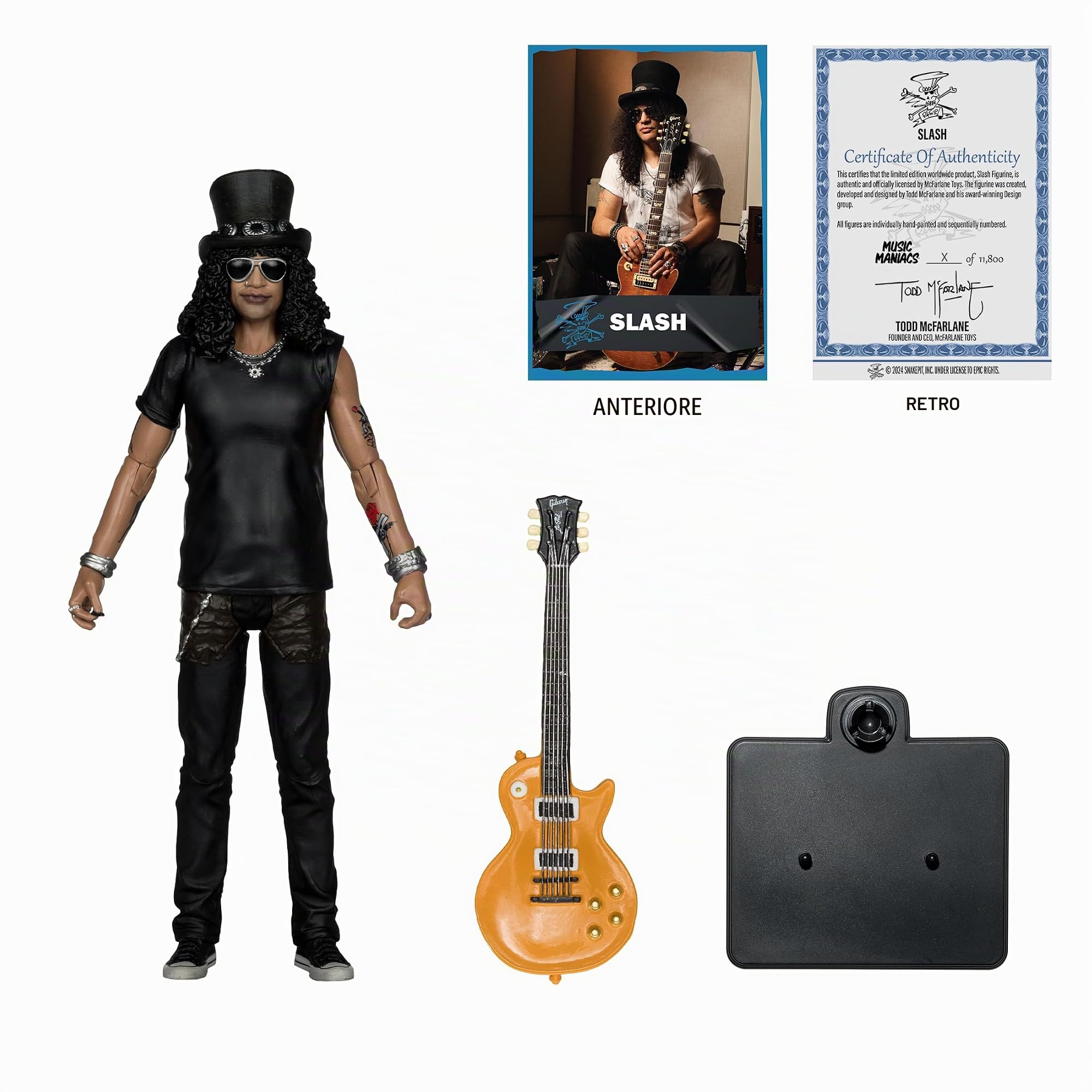McFarlane Toys - Action figure Music Maniacs Rock Slash, 15,2 cm