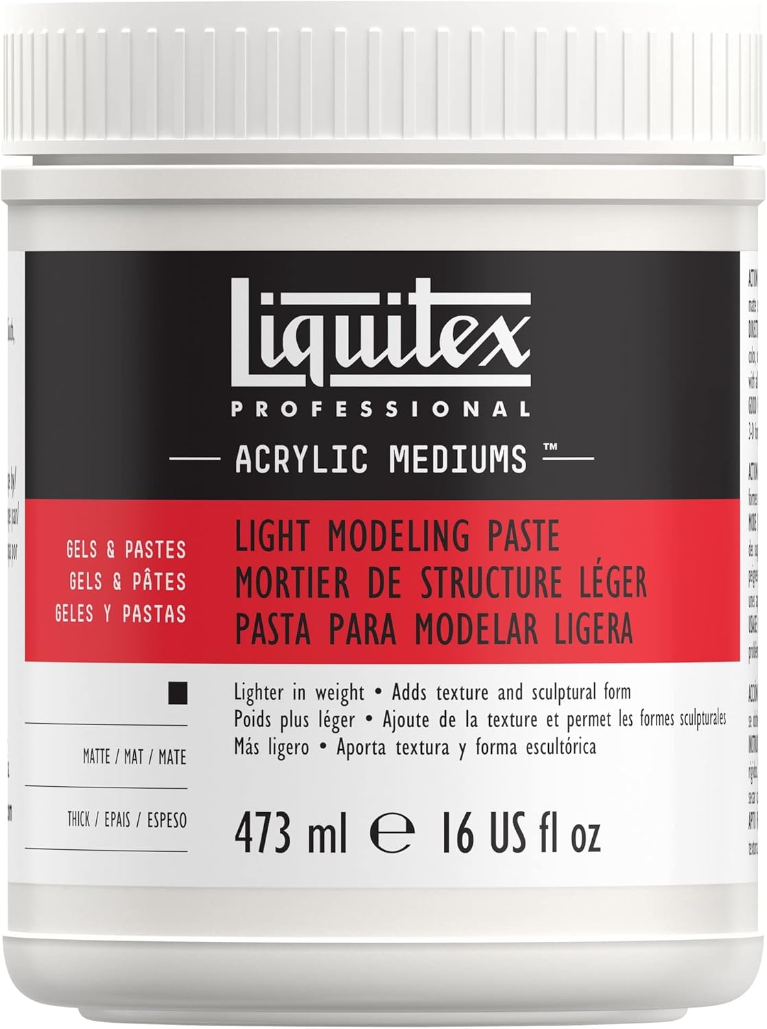 Liquitex Professional Light Modeling Paste 473ml