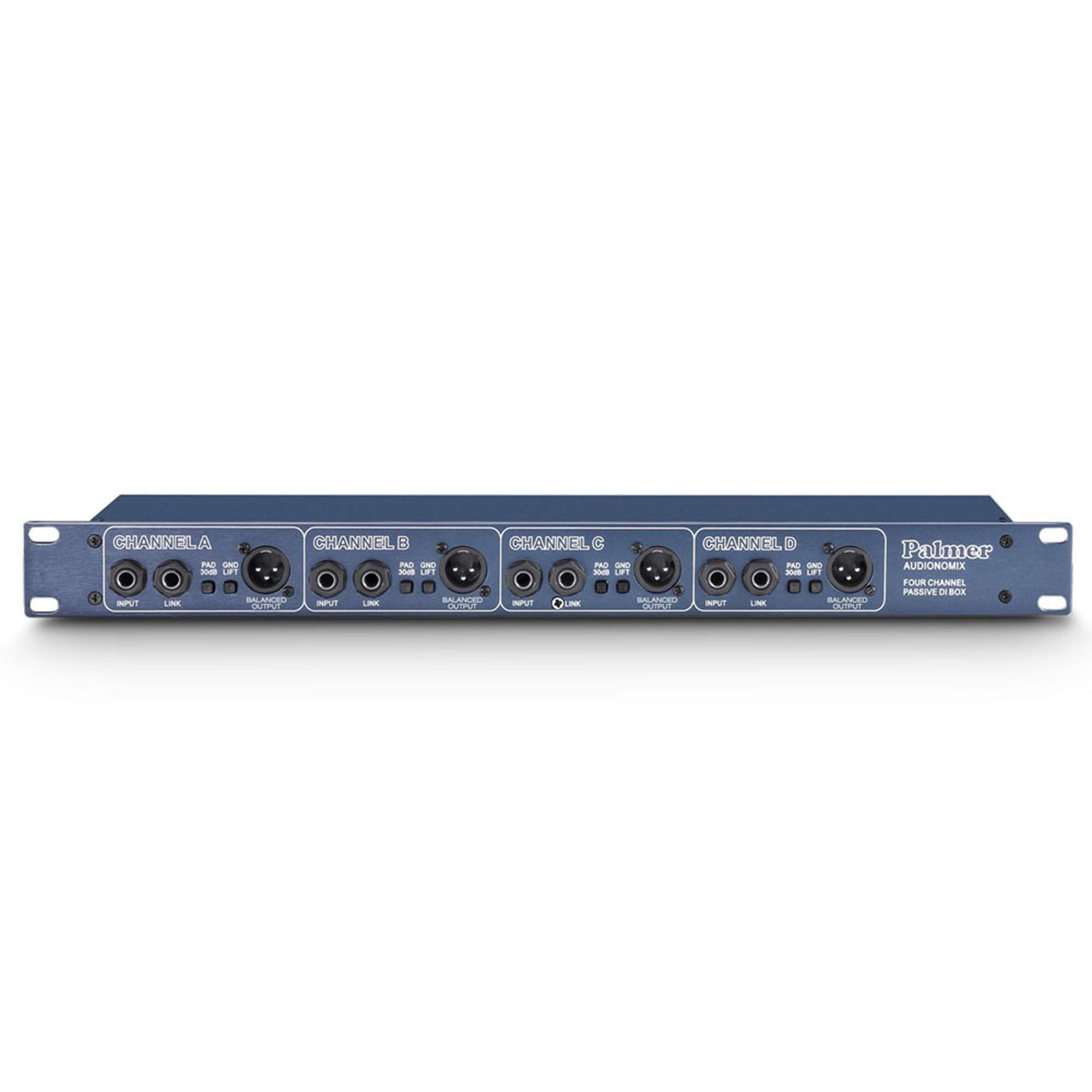 Palmer PAN 03 PASS - Boîte de Direct 19" 4 Canaux passive