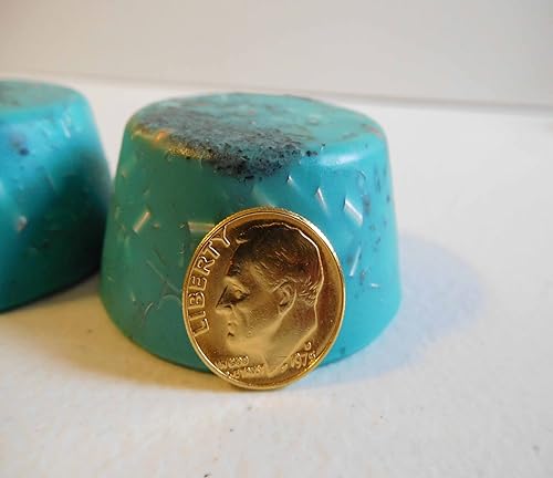 Miniatura 2 de Turquesa Turquesa 2 Pequeñas Torres Busters Orgone Generator Energy Acumulator PERFECTO REGALO HERRAMIENTA! Hecho 7.83/432/528Hz Frecuencia con OM