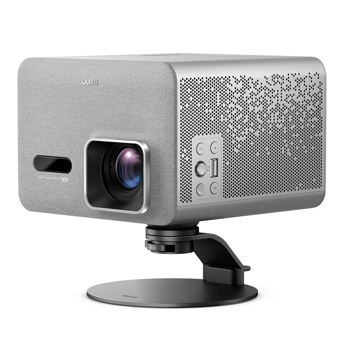 BenQ Supporto per proiettore da tavolo, portatile, design stabile, inclinabile di 20°, rotazione di 360°, blocco con interruttore, vite da 1/4", base in metallo, cuscinetti antiscivolo, per GP520 e