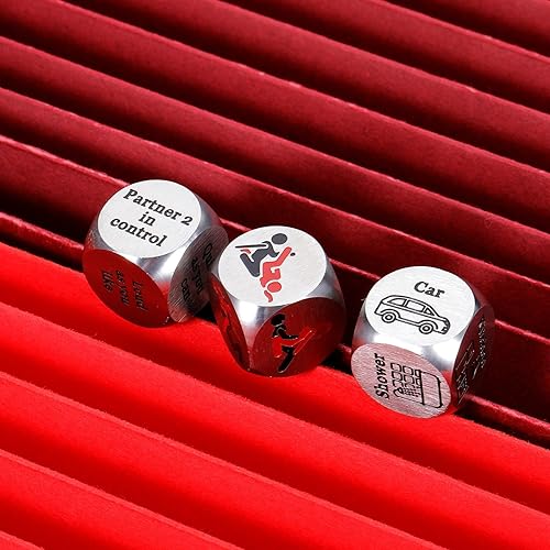 Miniatura 28 de VANLOVEMAC Regalos de despedida de soltera para novia, regalos de dados de noche de cita para pareja, dados de decisión de comida, divertidas ideas