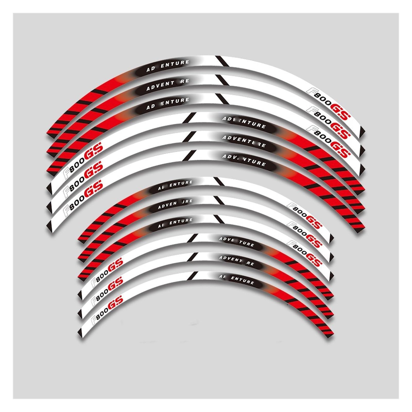 Applique for F800GS F 800GS F800 GS F 800 GS Reflective Stickers Sticker Waterproof Decals(A3)