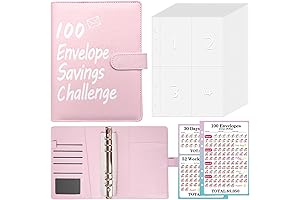100 Envelopes Money Saving Challenge Binder: Save $5,050 with Ease