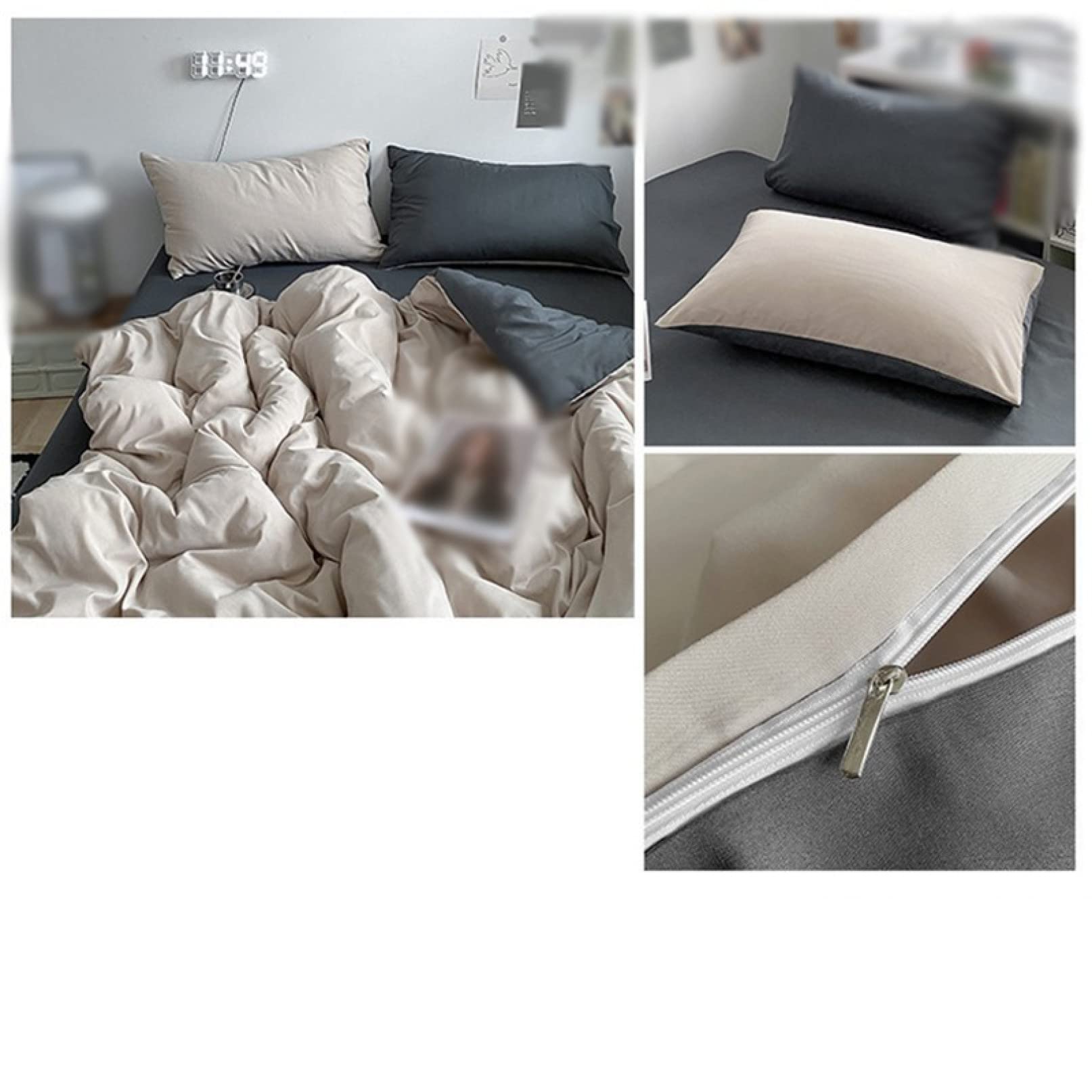 ベッドカバー 4点セット クイーンサイズ Bennett Grey ベッドカバー 4点セット クイーンサイズ Bennett Grey 楽天市場