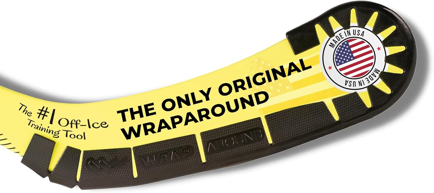 Wraparound Hockey Stick Blade Protector for Off Ice Training, Street Hockey – Long Lasting – Cuts to Fit Kids, Intermediate, Senior Sticks – Training Equipment, Accessories, Gear