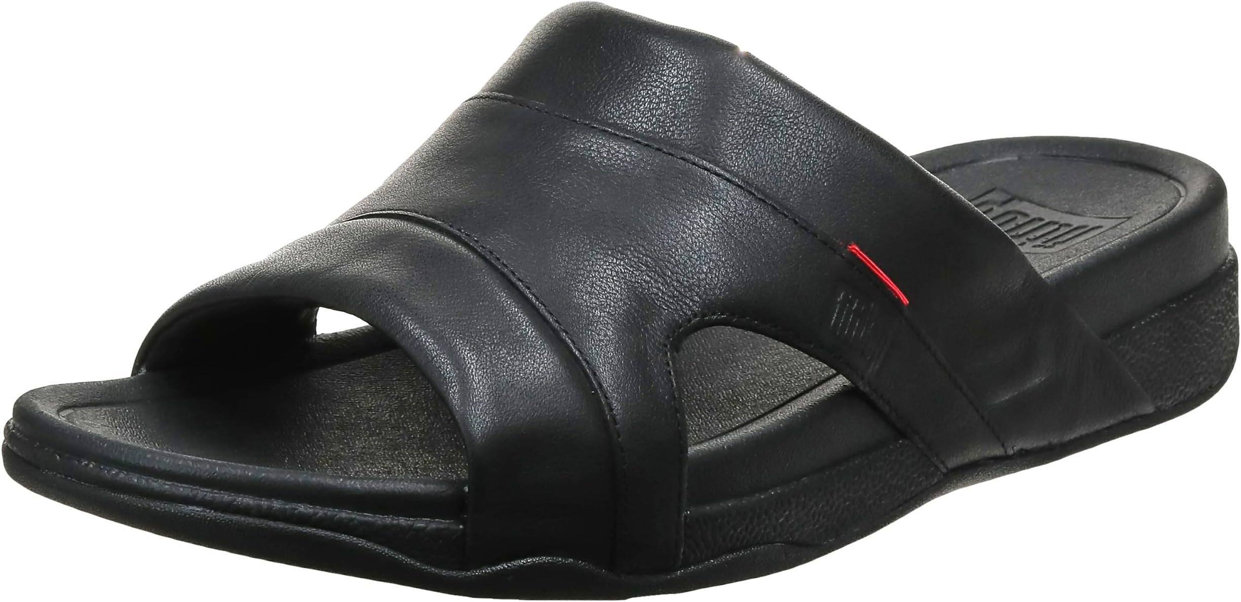 Freeway Pool Slide in Leather mens Slide Sandal