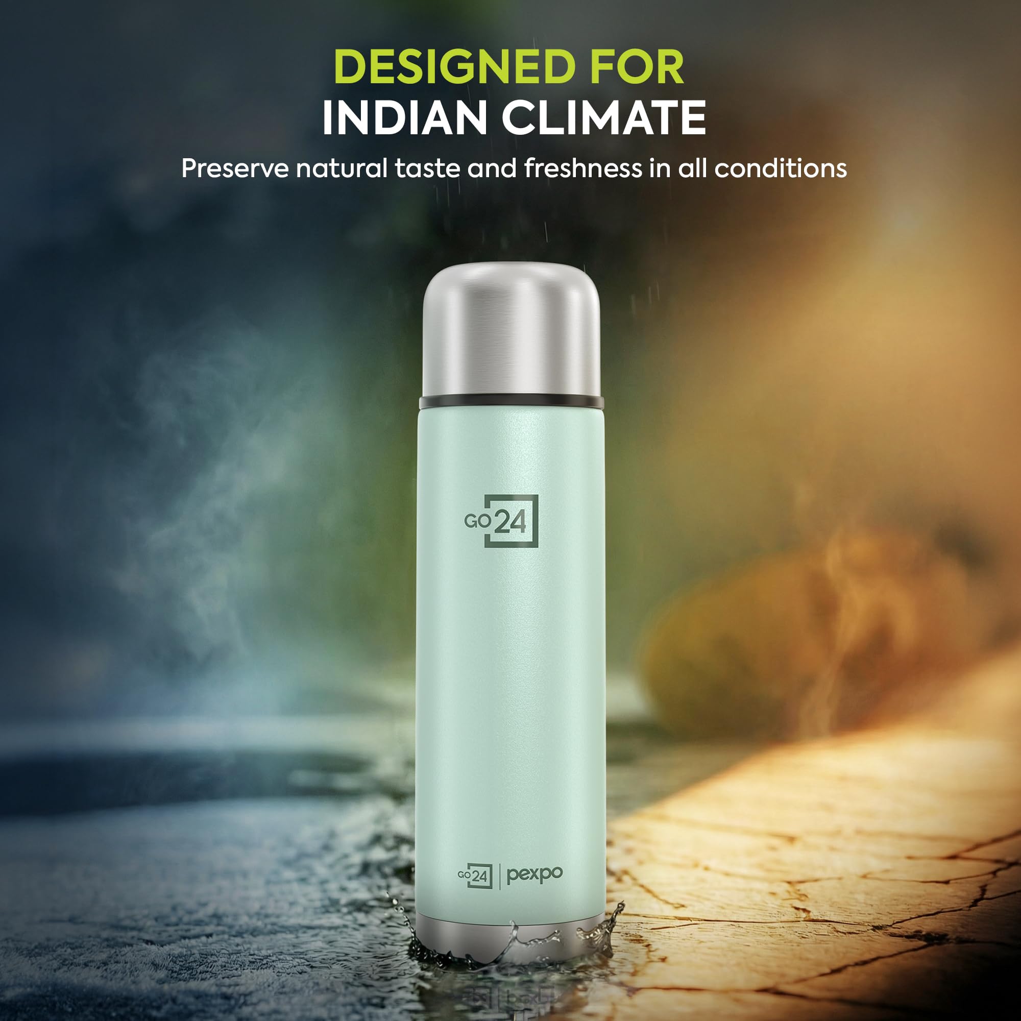 Flamingo Stainless Steel Water Bottle - 1000ml -5 Flamingo Stainless Steel Water Bottle - 1000ml -5