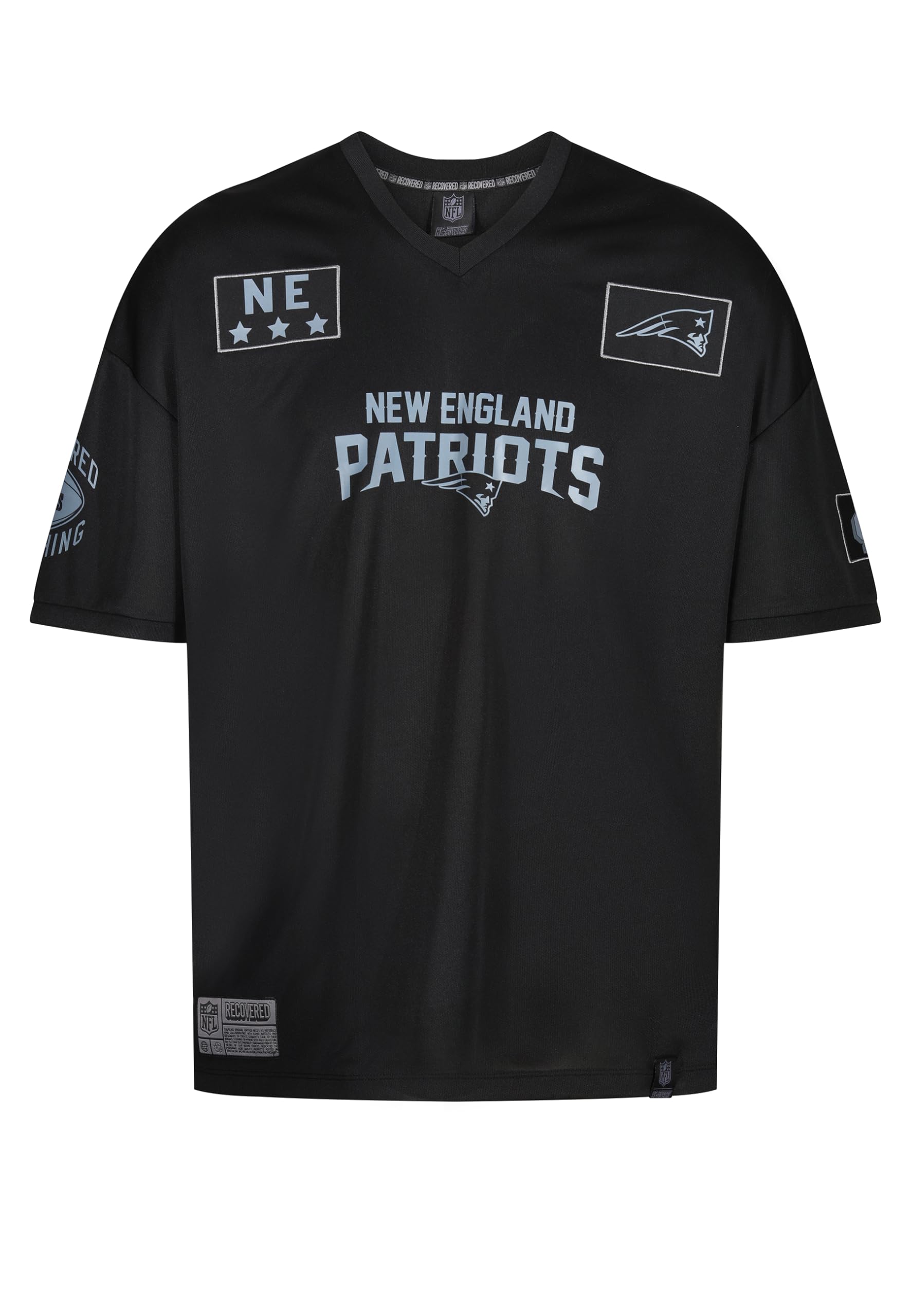 Recovered NFL Team Salute Black Military Oversized Mesh Limited Jersey Jersey