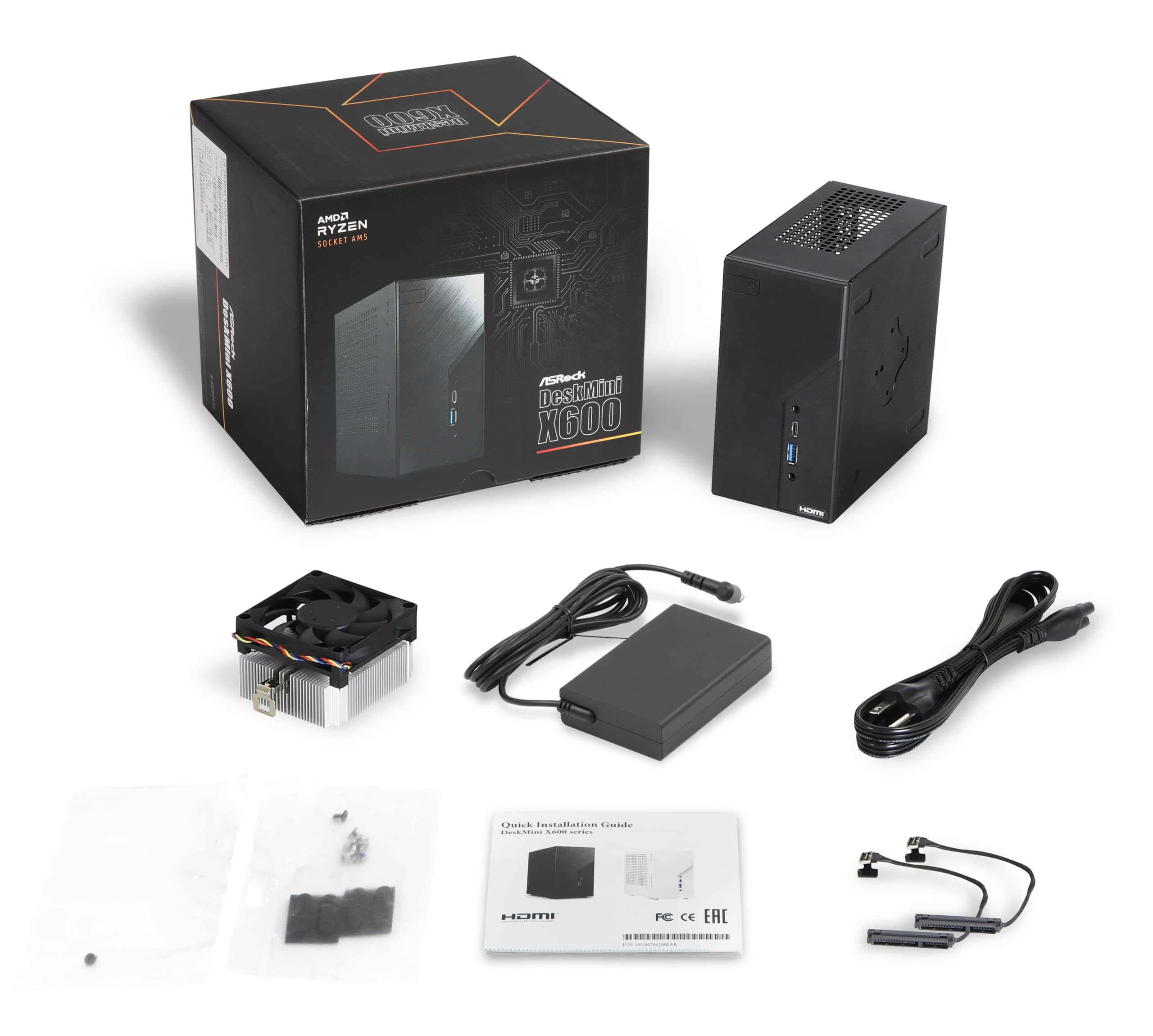 Amazon | ASRock ベアボーンPC DESKMINI X600/USB4/B/BB/BOX/JP X600