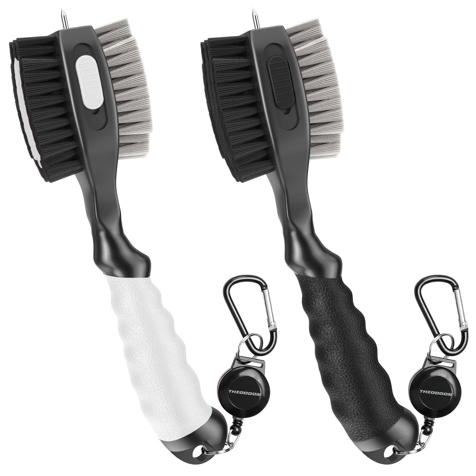 THIODOON 2 Pack Golf Club Brush and Groove Cleaner
