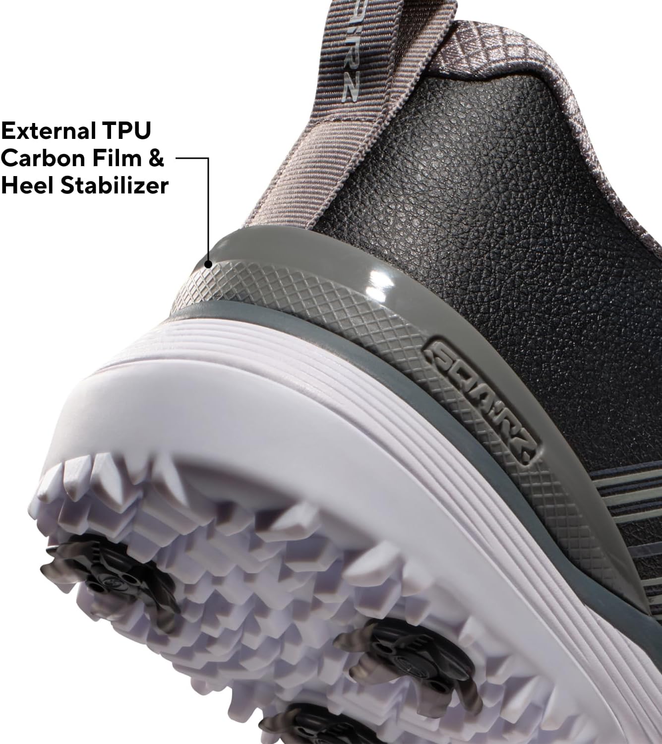 SQAIRZ ProS2 Mens Golf Shoes, Golf Shoes Men, Designed for Balance & Performance, Replaceable Spikes, Waterproof - Image 6