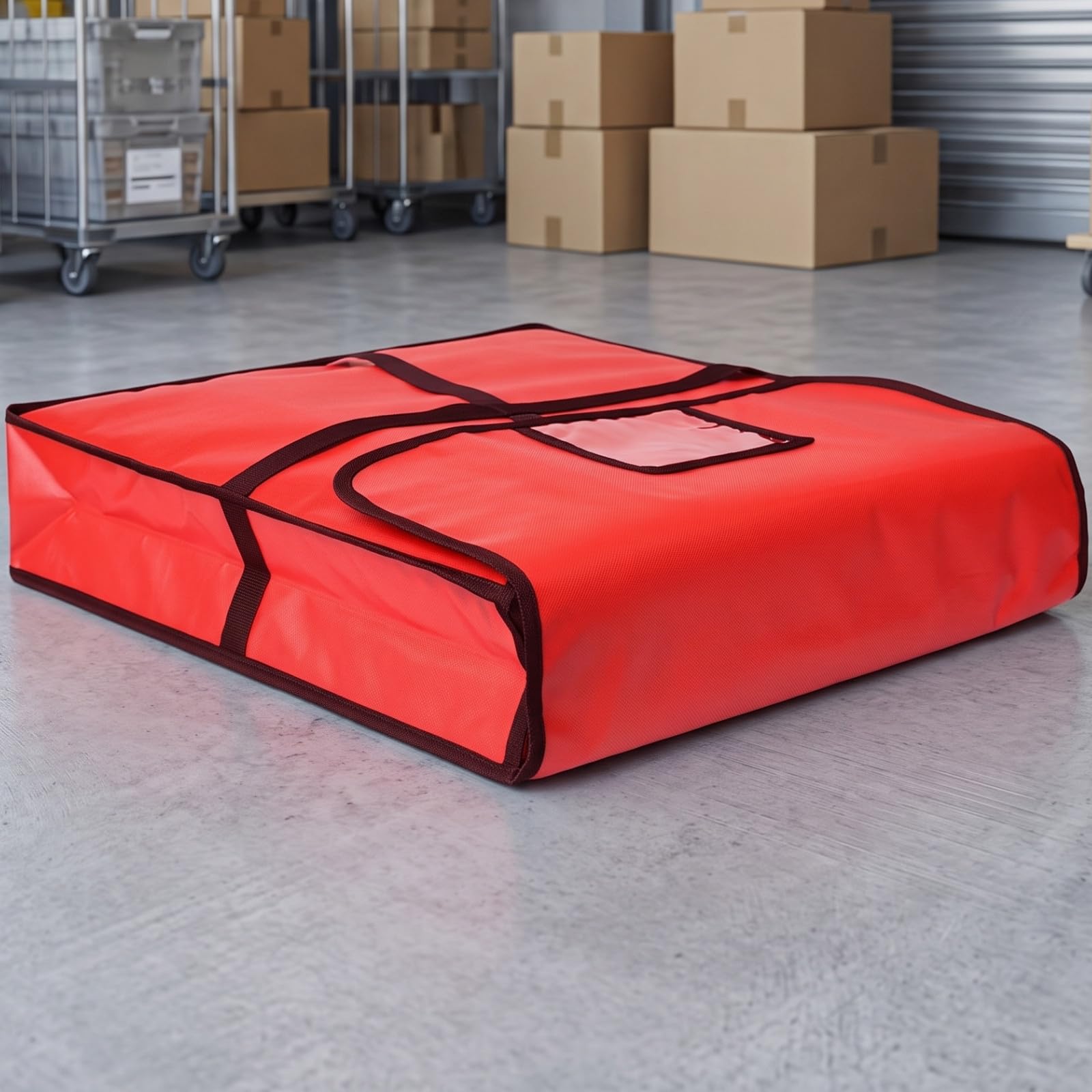 Almencla à Pizza Pliable Tissu Imperméable Robuste, Livraison Pizza, Isotherme