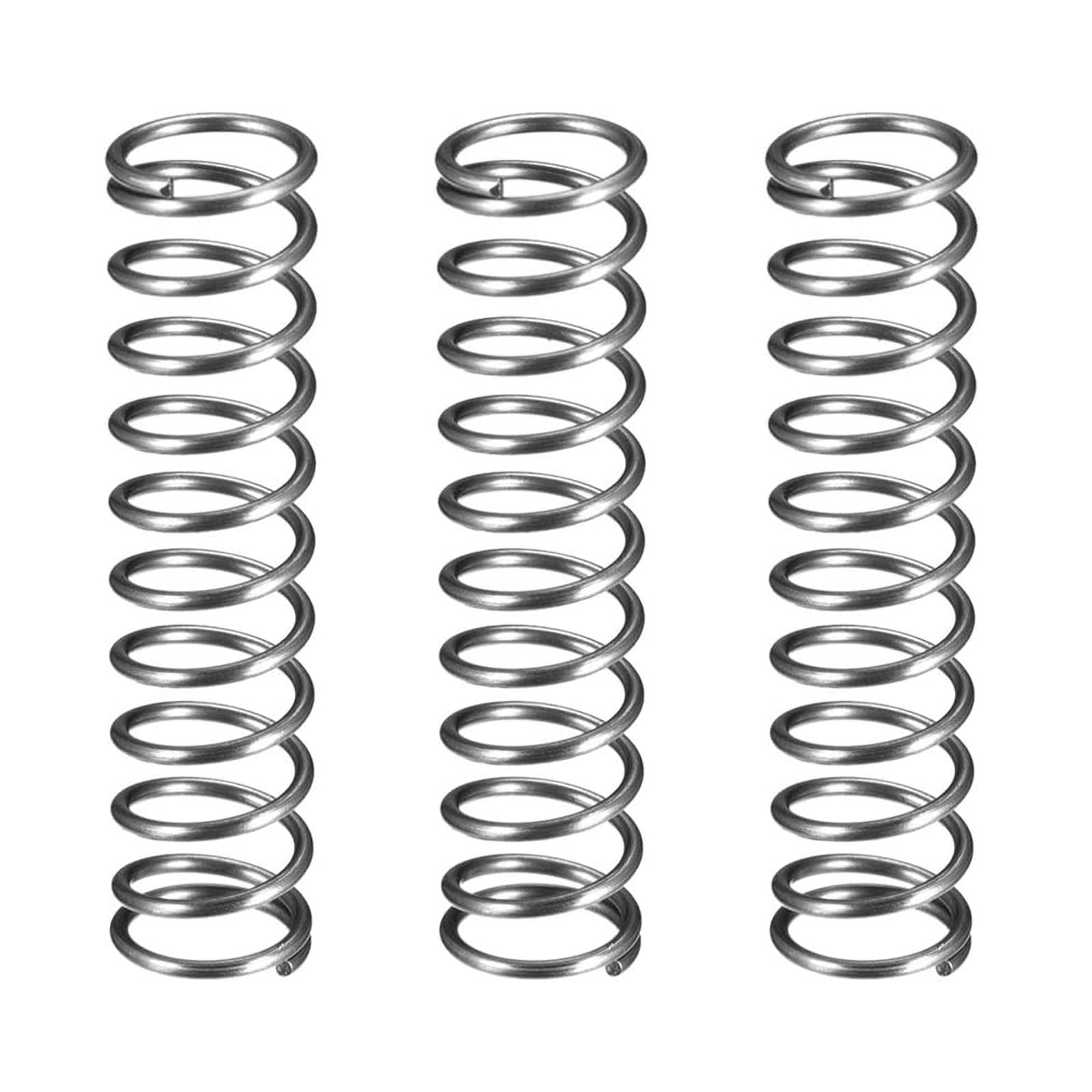 20Pcs SP9706 Mechanical Compression Spring, Stainless Steel Extension Spring 0.041 GA x 1/2 in. x 1-1/2 in. Sliver Tone (1X12.7X38mm) — Amazon image 4