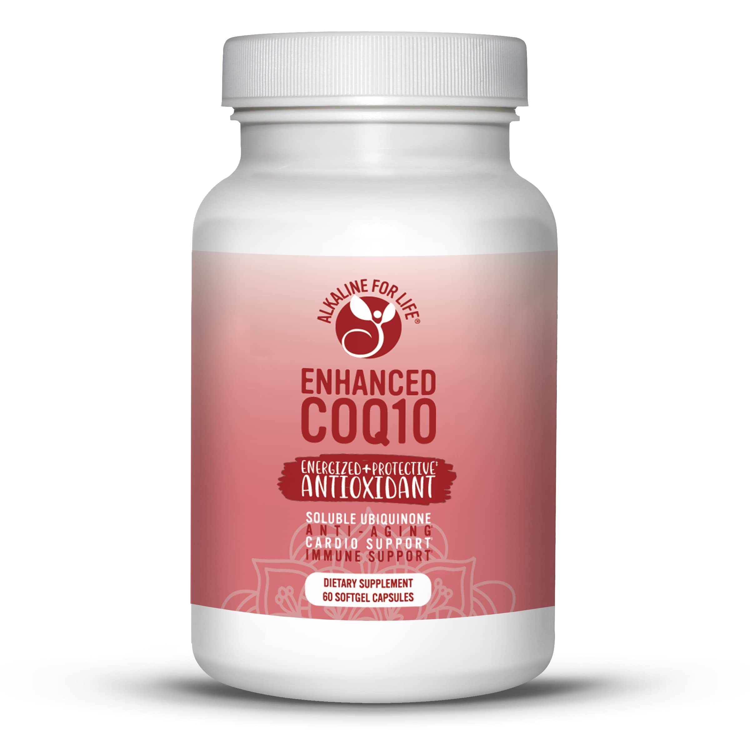 Enhanced COQ10 100 Mg of Pure Coenzyme Q10 Soluble Ubiquinone Antioxidant for Heart Health & Energy Production Mitochondrial Supplements 60 Day Supply