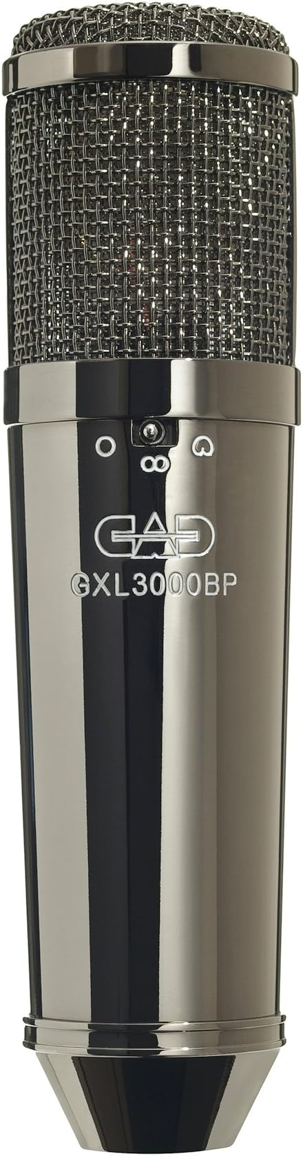 CAD Audio GXL3000 Large Diaphragm Multi-Pattern Condenser Microphone, Black Chrome Finish