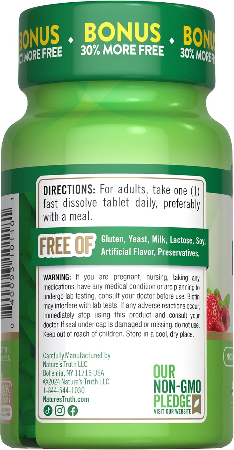 Ultra Biotina 5,000mcg | 78 Fast Dissolve Tablets em promoção! Veja a oferta e mais achadinhos de Vitaminas & Suplementos 7 Hoje é o melhor dia para comprar Ultra Biotina 5,000mcg | 78 Fast Dissolve Tablets com aquele preço maroto! Promoção! Aproveite a oferta! 7