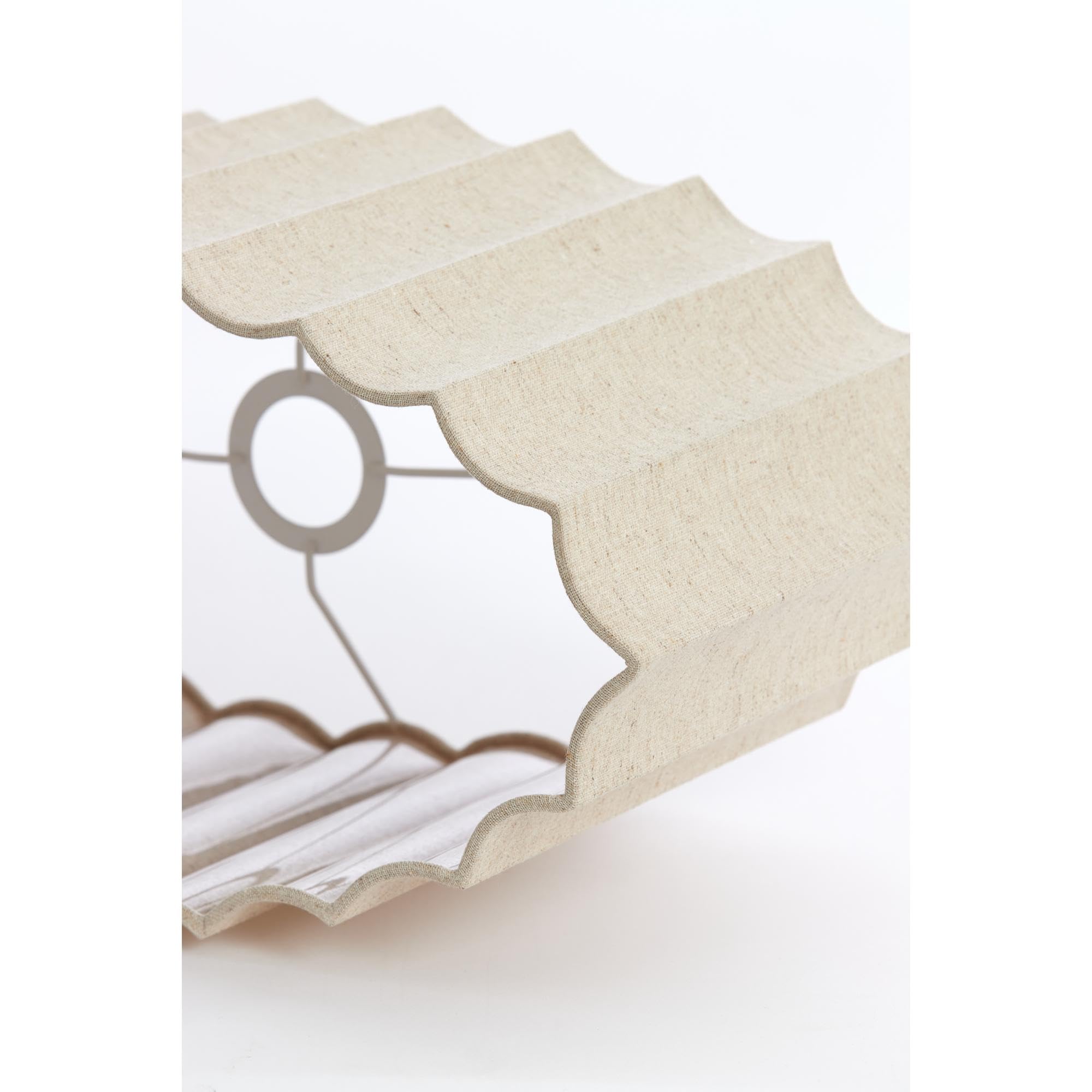 Light & Living Lampenschirm oval Disli - Creme - 58x24x27cm | Oval - Modern - Textilien