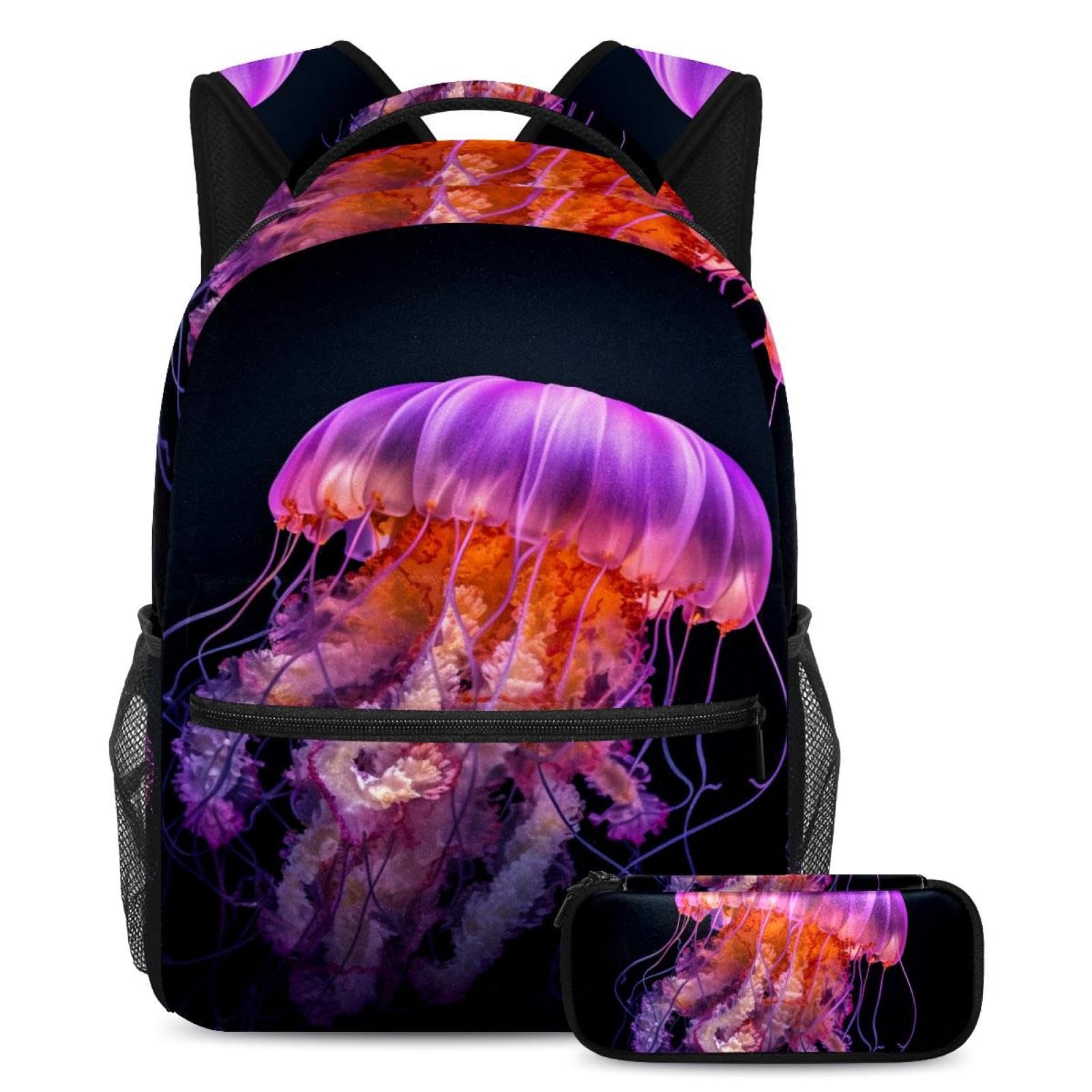 Sac à dos méduse violet brillant pour la rentrée des classes - 7