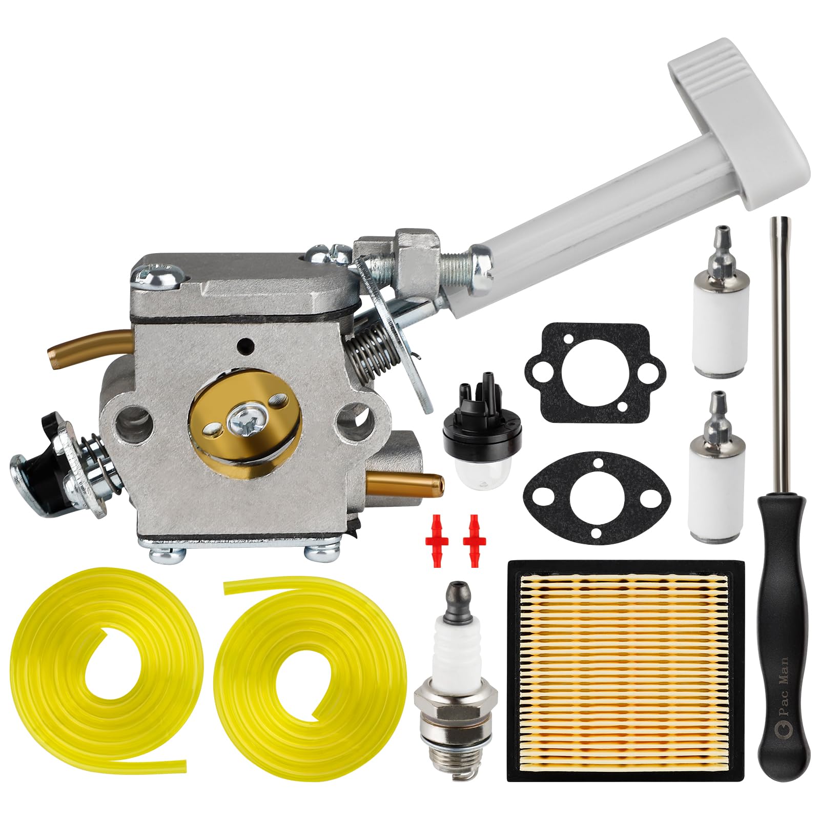 Ferilter BP42 Carburetor for Ryobi BP42 Backpack Blower RY08420 RY08420A RY42BPEMC RY42WB Leaf Blower 308054093 308054079 with Air Filter Kit