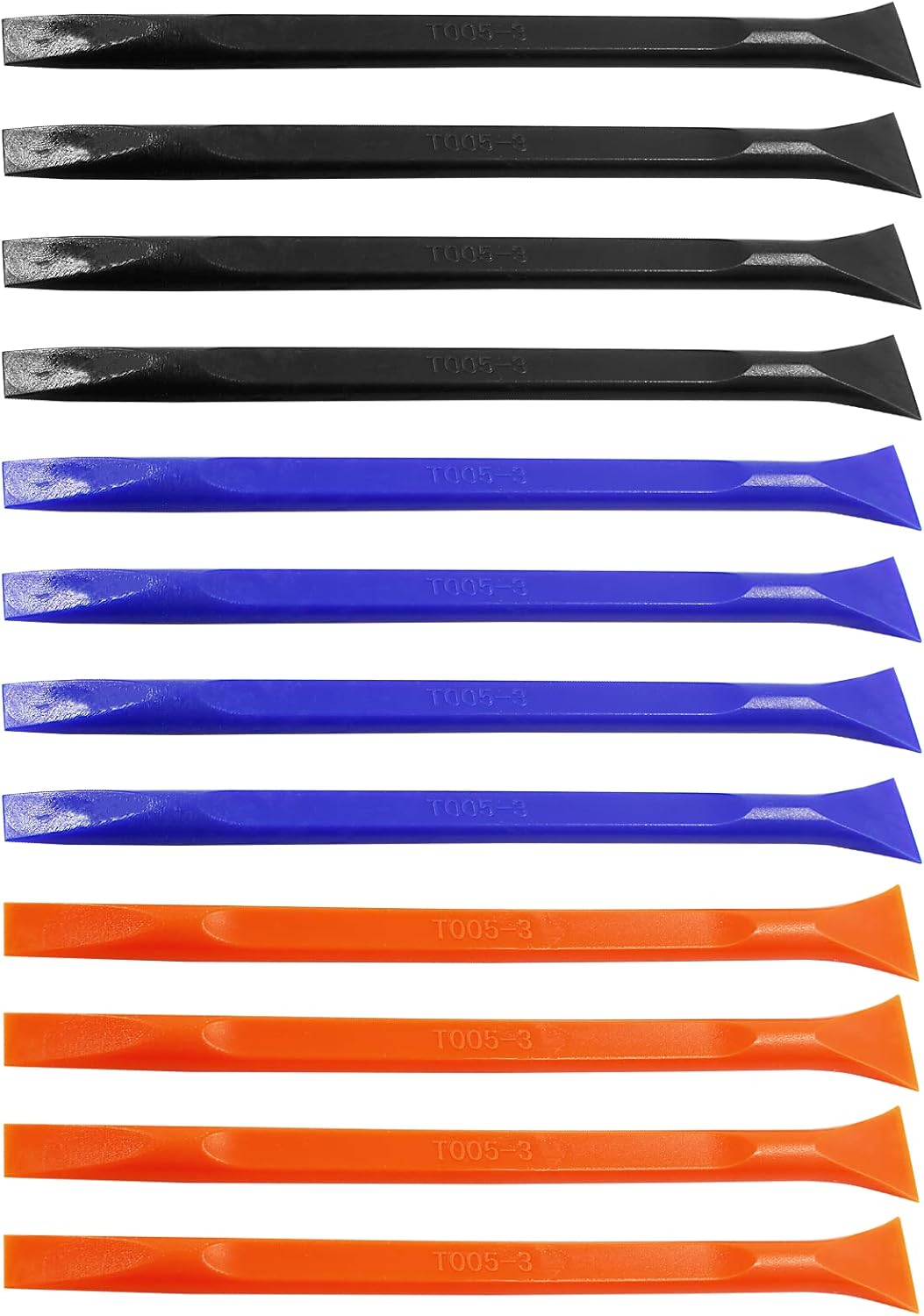 12Pcs Carbon Fiber Scraper Cleaning Tool Non-Scratch Plastic Multi-Purpose Stiff Scraper Pen-Shaped Scraper Tool for Paint, Stickers Label, Food, Tight Spaces, Crevices (Black, Blue, Orange) 12Pcs Carbon Fiber Scraper Cleaning Tool Non-Scratch Plastic Multi-Purpose Stiff Scraper Pen-Shaped Scraper Tool for Paint, Stickers Label, Food, Tight Spaces, Crevices (Black, Blue, Orange)