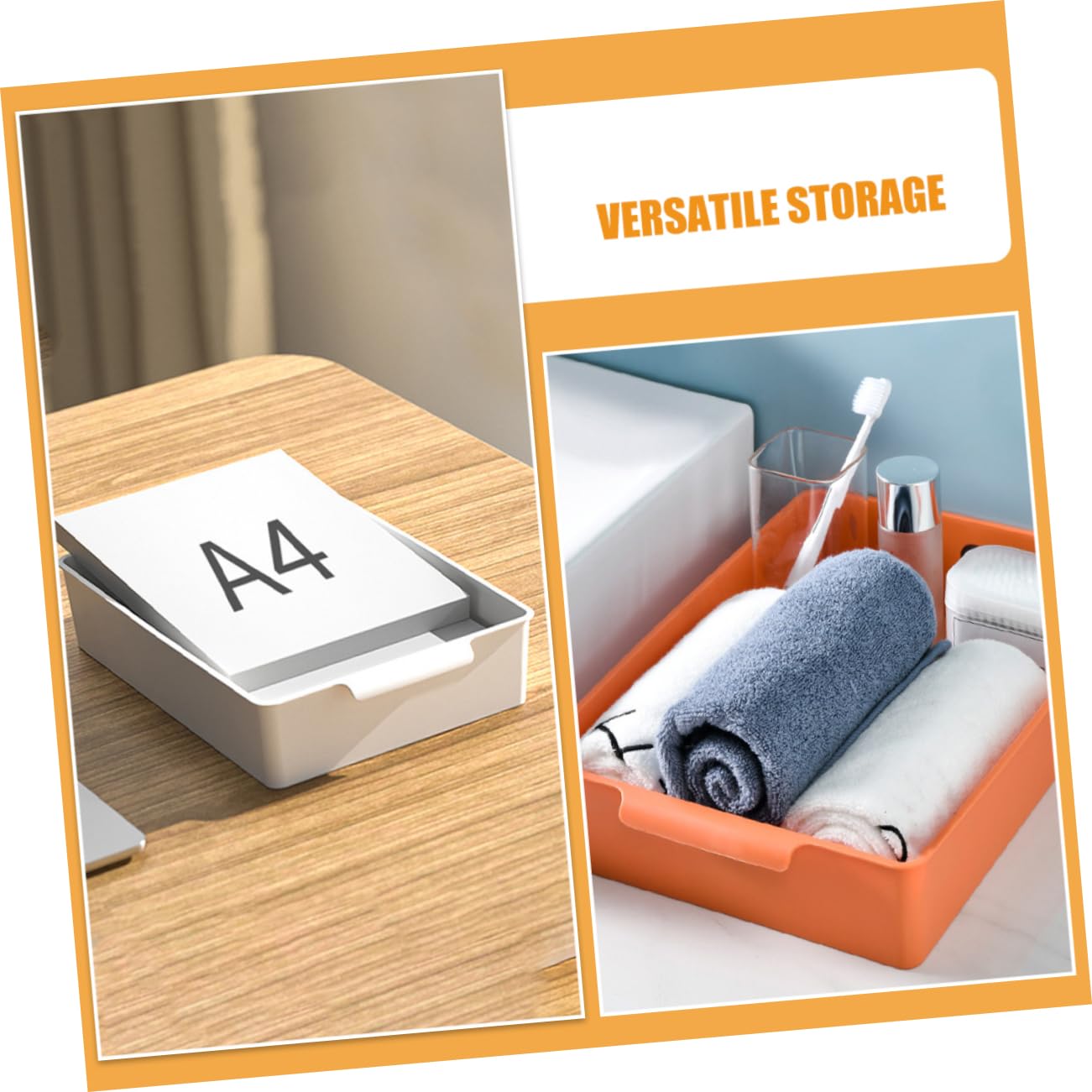 SHINEOFI 4pezzi Organizzatore Da Scrivania in Pp Per Ufficio e Dormitorio Scaffale Per Compiti e Vassoio Portadocumenti Per Letteratura e Cancelleria