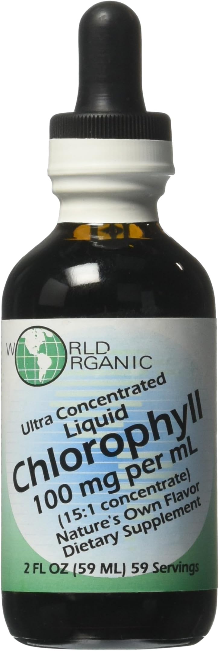 World Organics Chlorophyll, 100 mg, Liquid 8 FL Oz Health