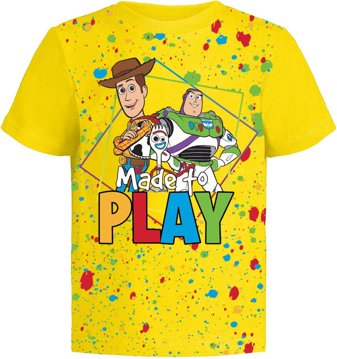 Toy Story Pixar T-Shirt (Sets) Woody Buzz Lightyear Jessie Rex Hamm MrPotato Forky Slinky Dog Toddler/Birthday Kids Clothes - Image 4