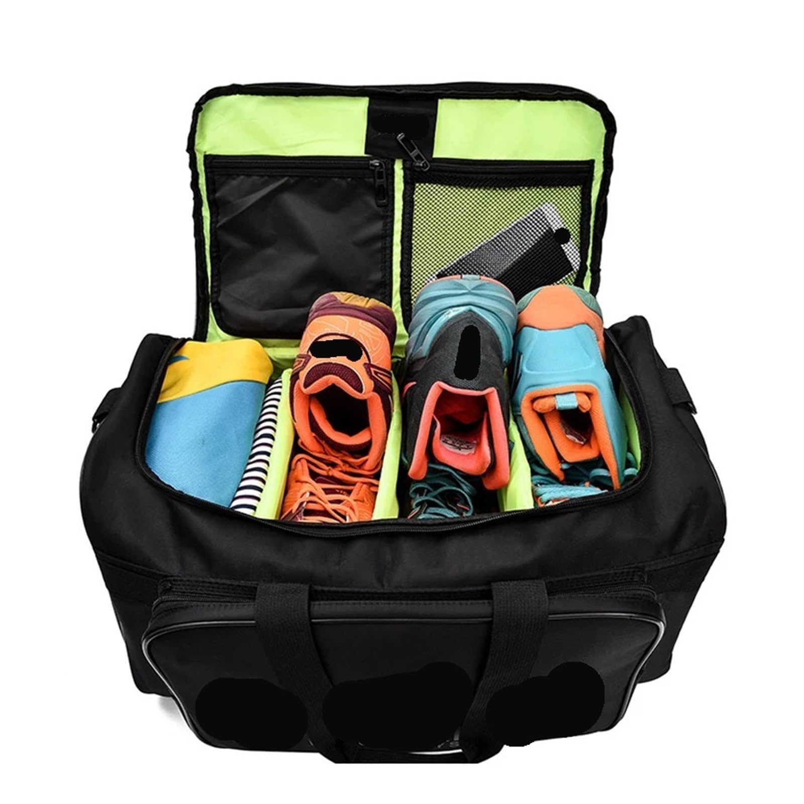 Große Sport- und Trainingstaschen mit Mehreren Fächern for Herren, Sneaker, Sporttasche, Schuhe, Verpackungswürfel, Organizer, wasserdichte Umhängetasche für Herren,Damen