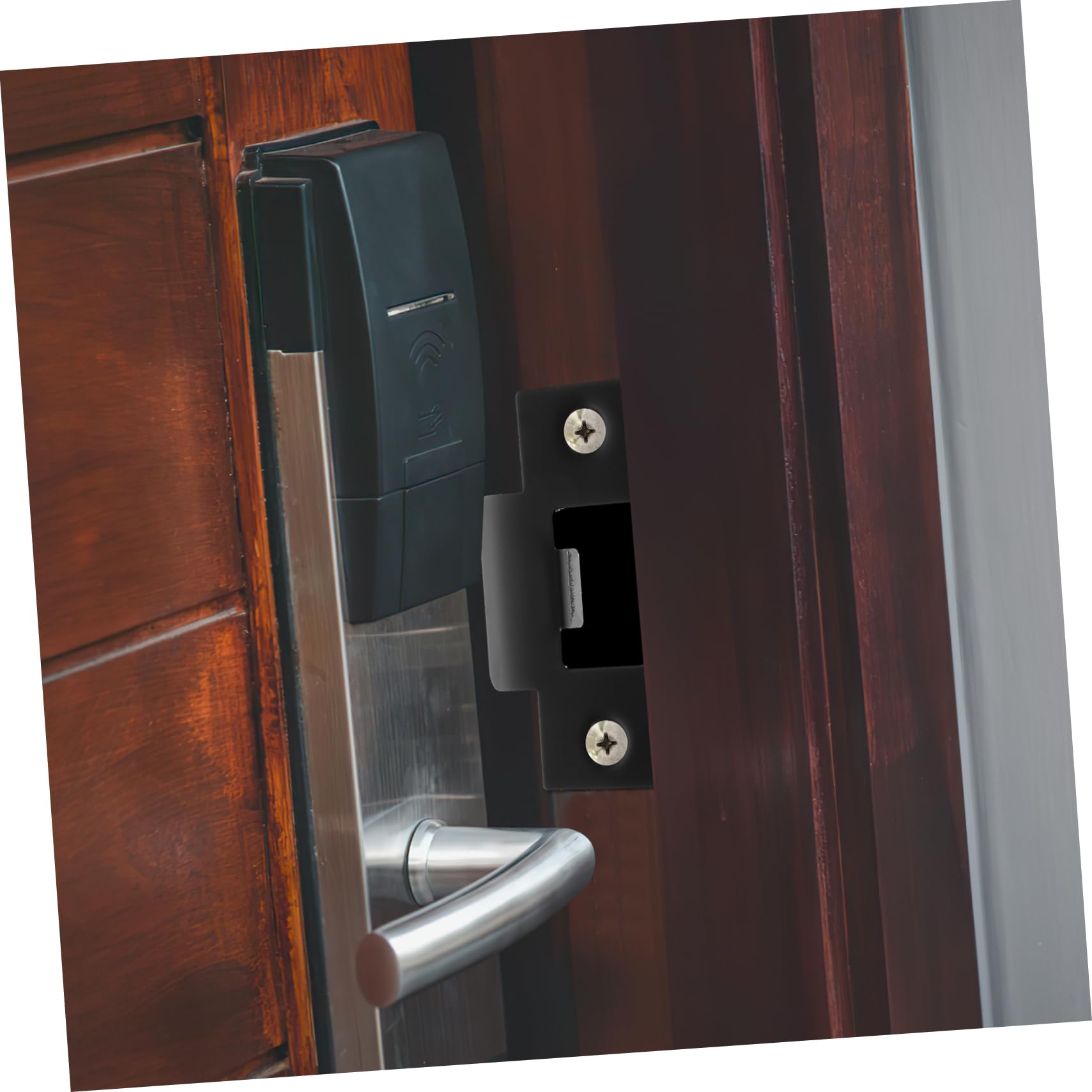 HOMSFOU 20pièces Plaques De Renforcement Pour De Porte Plaques De Gâche De Verrouillage Pour Intérieur Améliorée Effractions