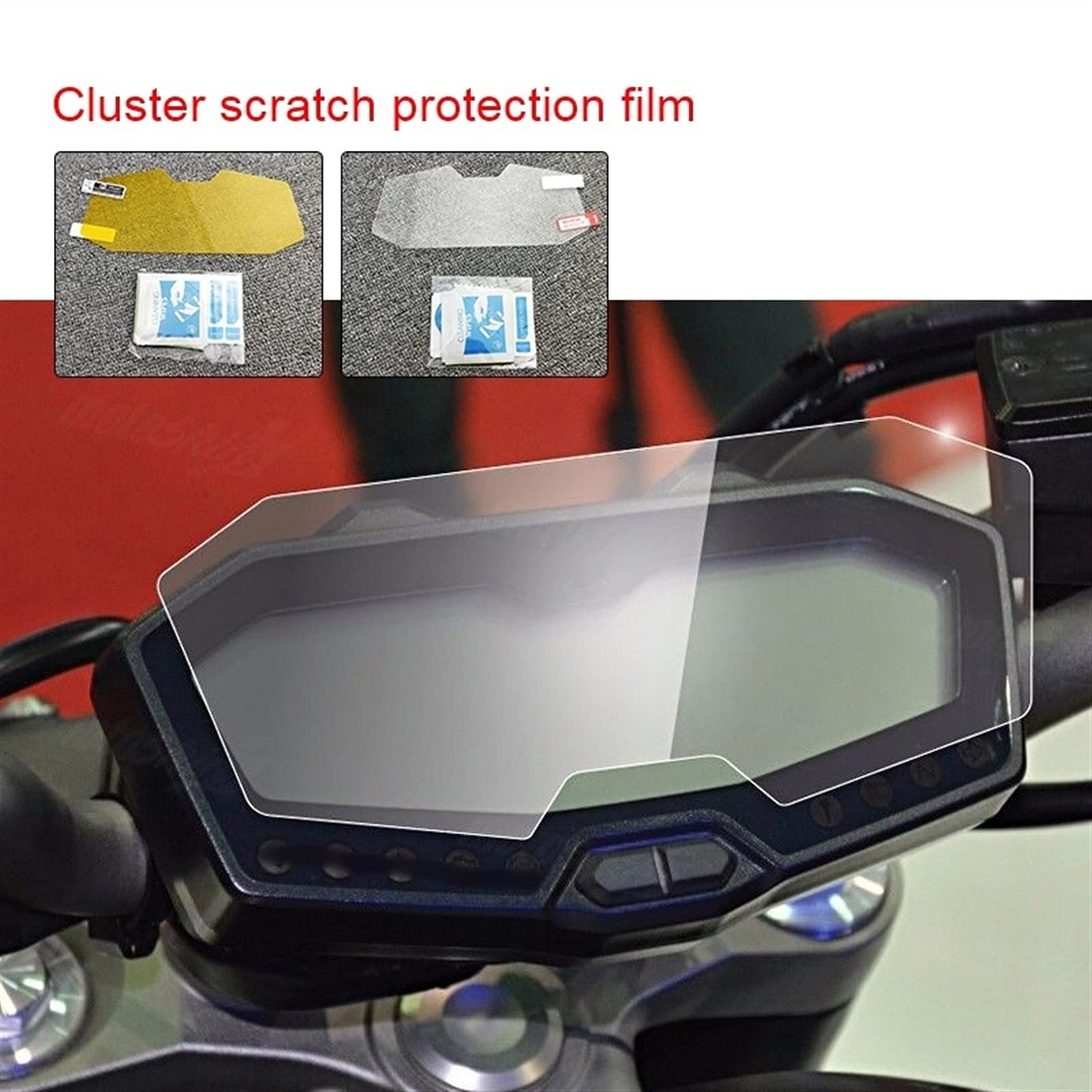 Schermo Protettivo Trasparente MT07 2014 Pellicola Protettiva Per - Foto 9